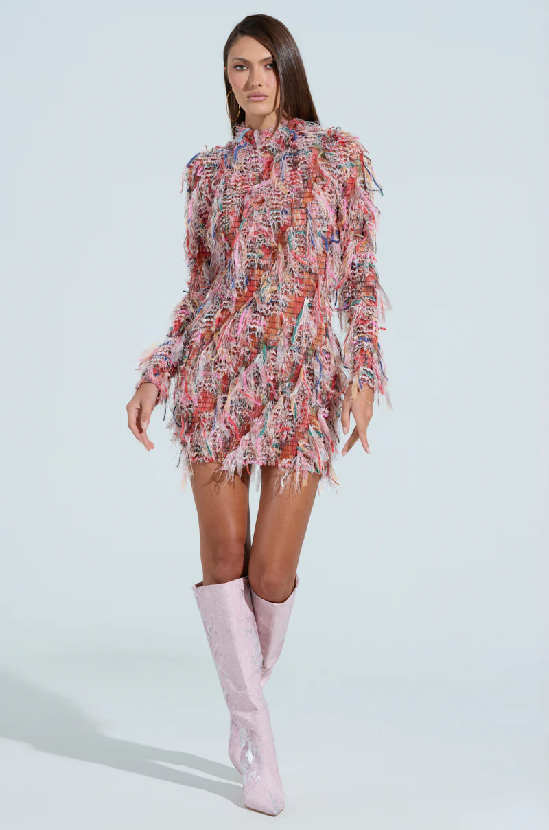 DAYDREAMING FRINGE MINI DRESS - Image 7