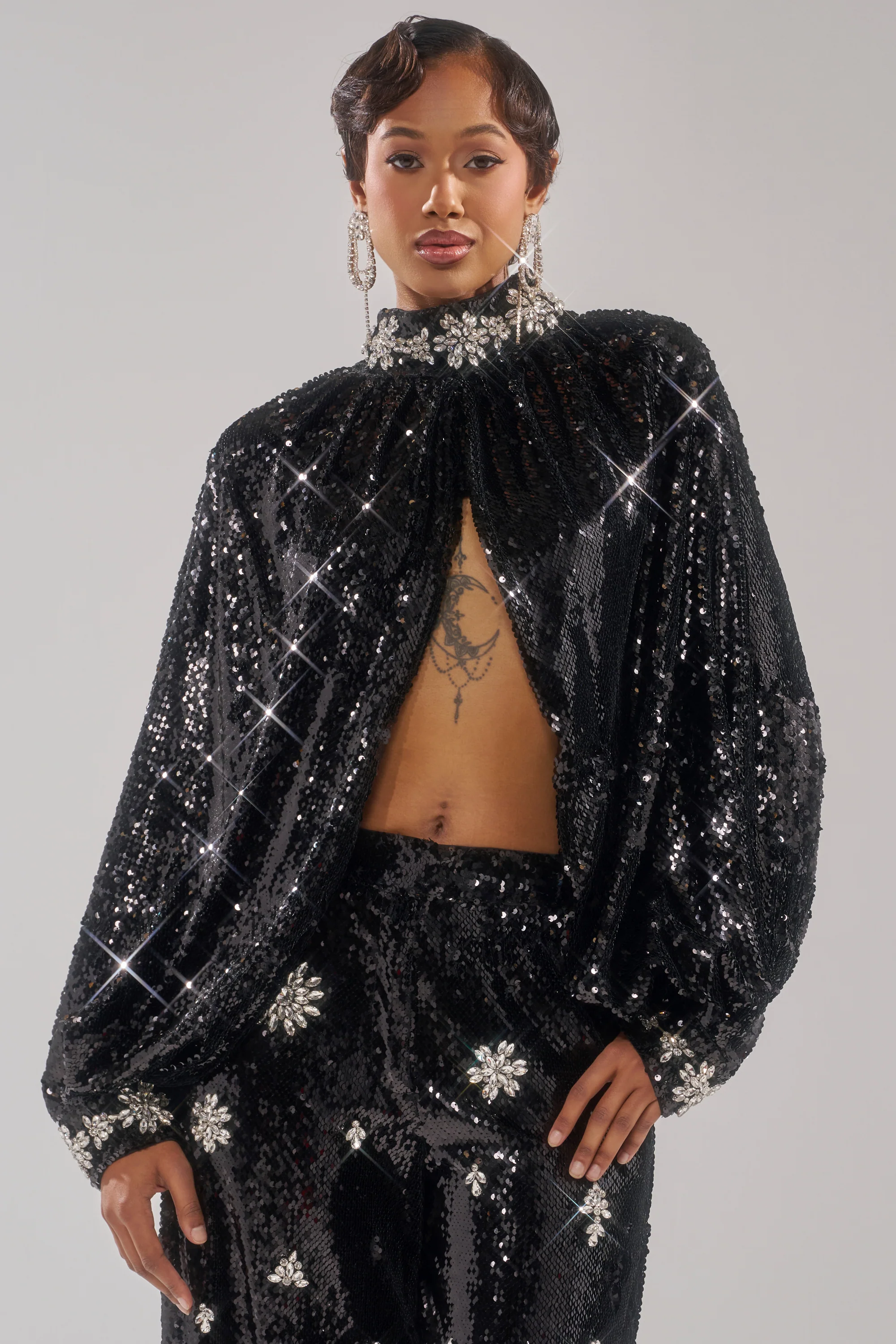 DAZZLING HOLIDAY SEQUIN TOP