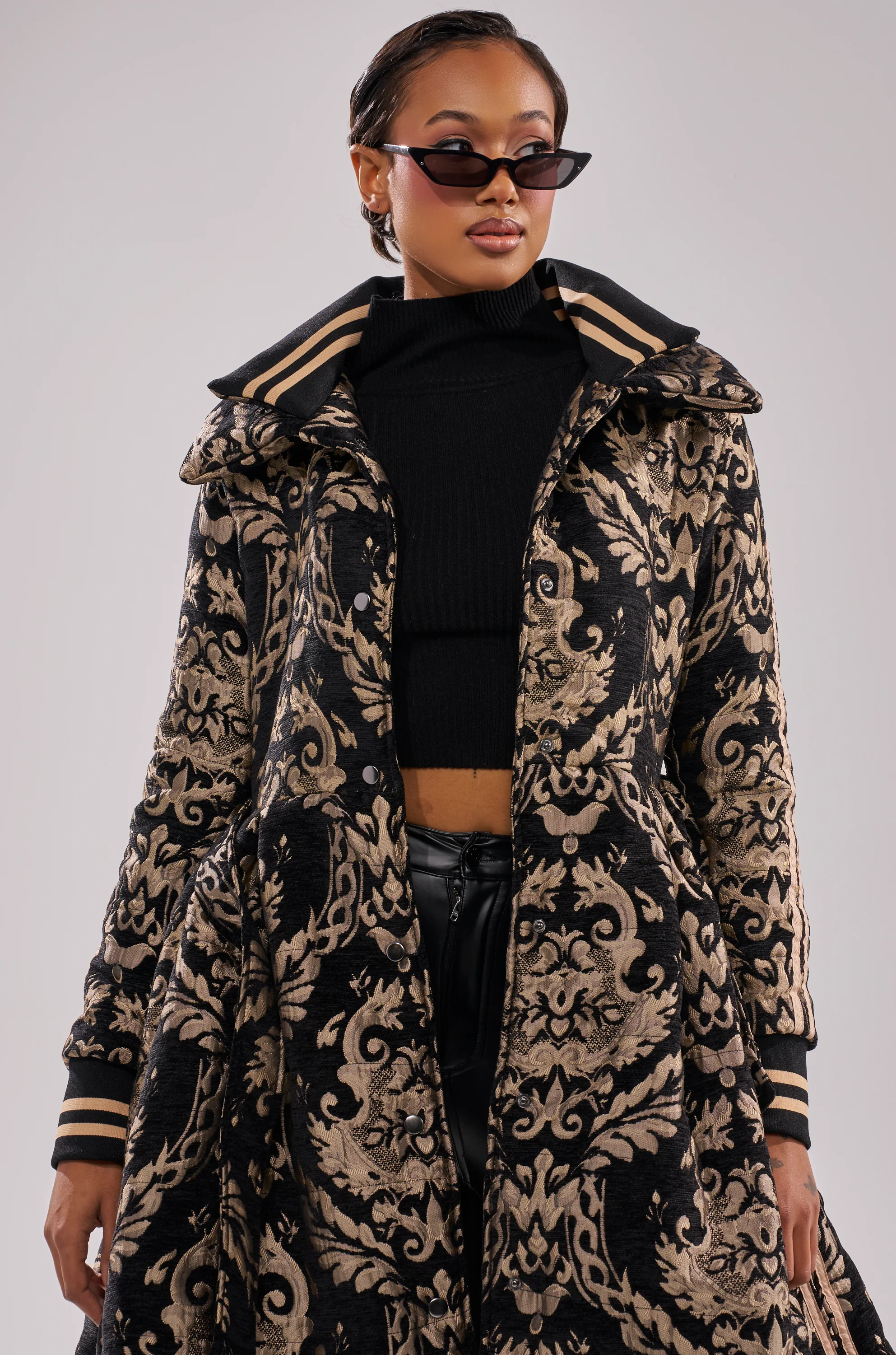 DECKER PUFFER TRENCH IN JACQUARD - Image 3