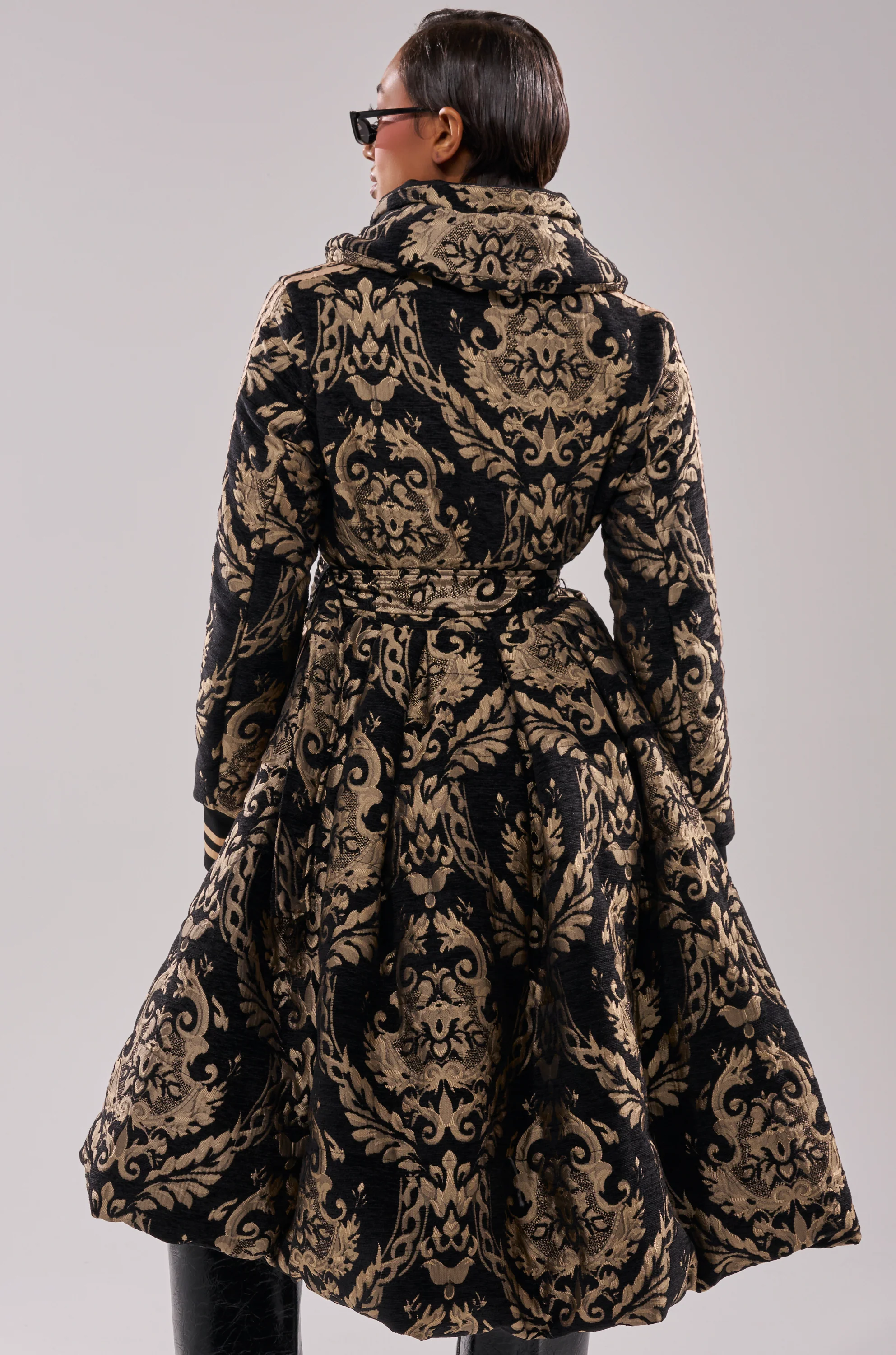 DECKER PUFFER TRENCH IN JACQUARD - Image 4