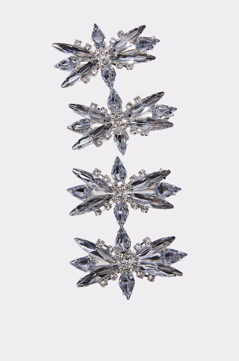 DECO RHINESTONE 4 PK CLIPS - Image 2