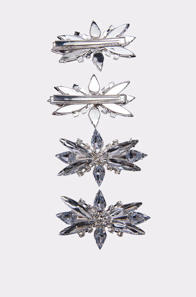 DECO RHINESTONE 4 PK CLIPS - Image 3