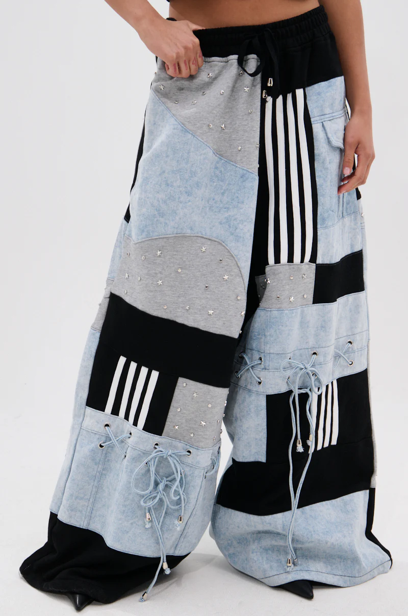 DECONSTRUCTED MASTERPIECE WIDE LEG PANT - Image 2