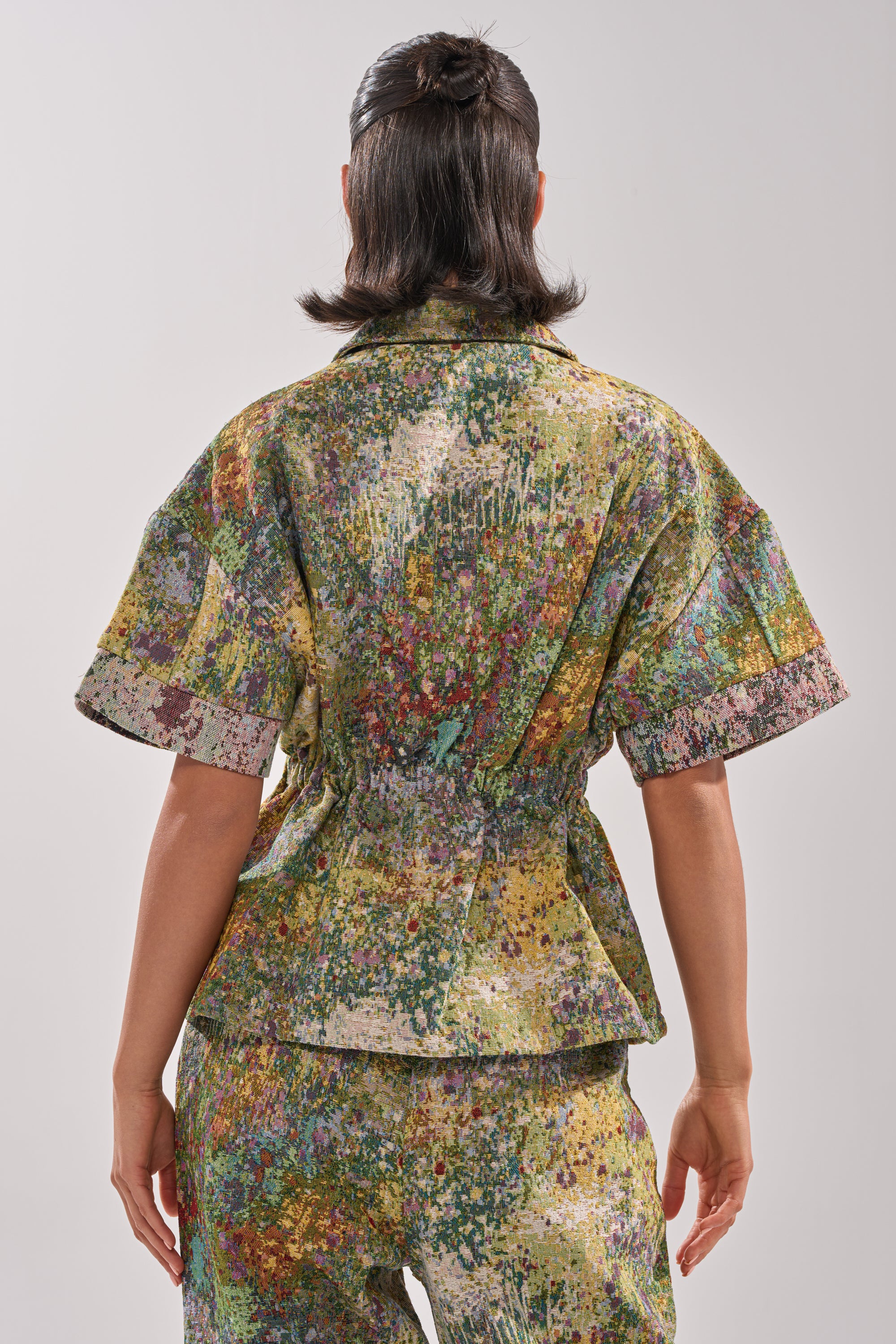 DEEP IN THE SEA BROCADE BLOUSE - Image 5