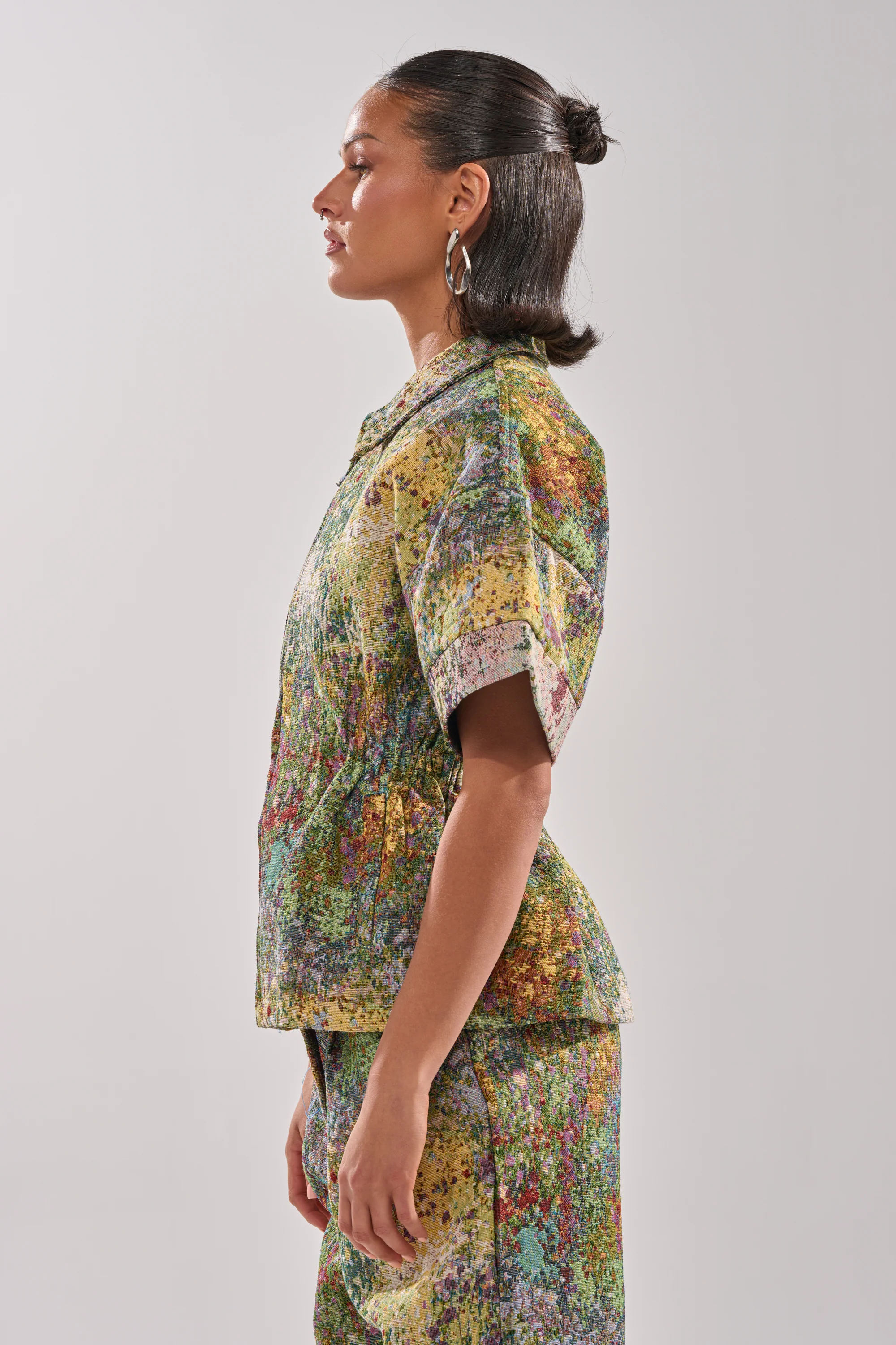 DEEP IN THE SEA BROCADE BLOUSE - Image 6
