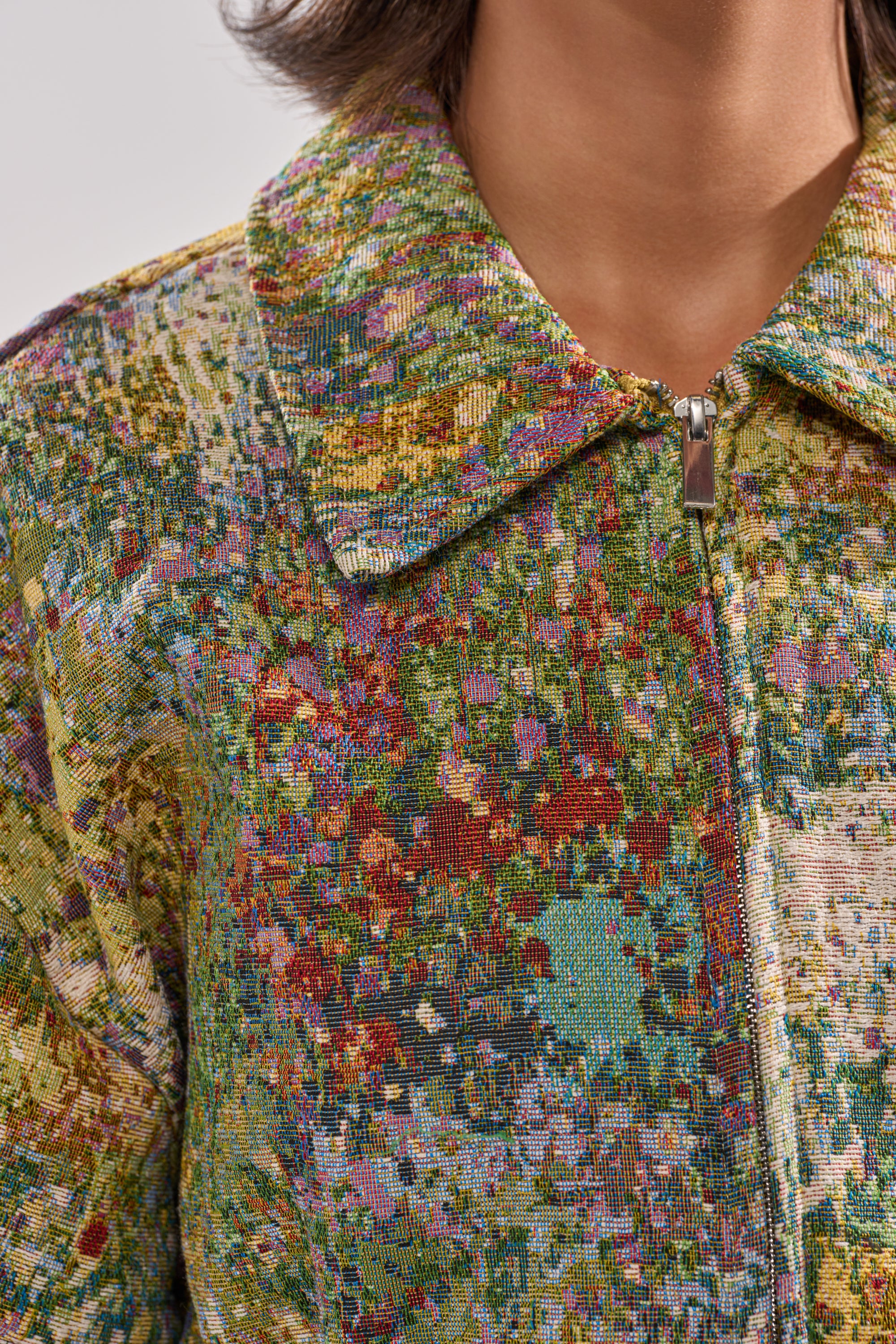 DEEP IN THE SEA BROCADE BLOUSE - Image 9