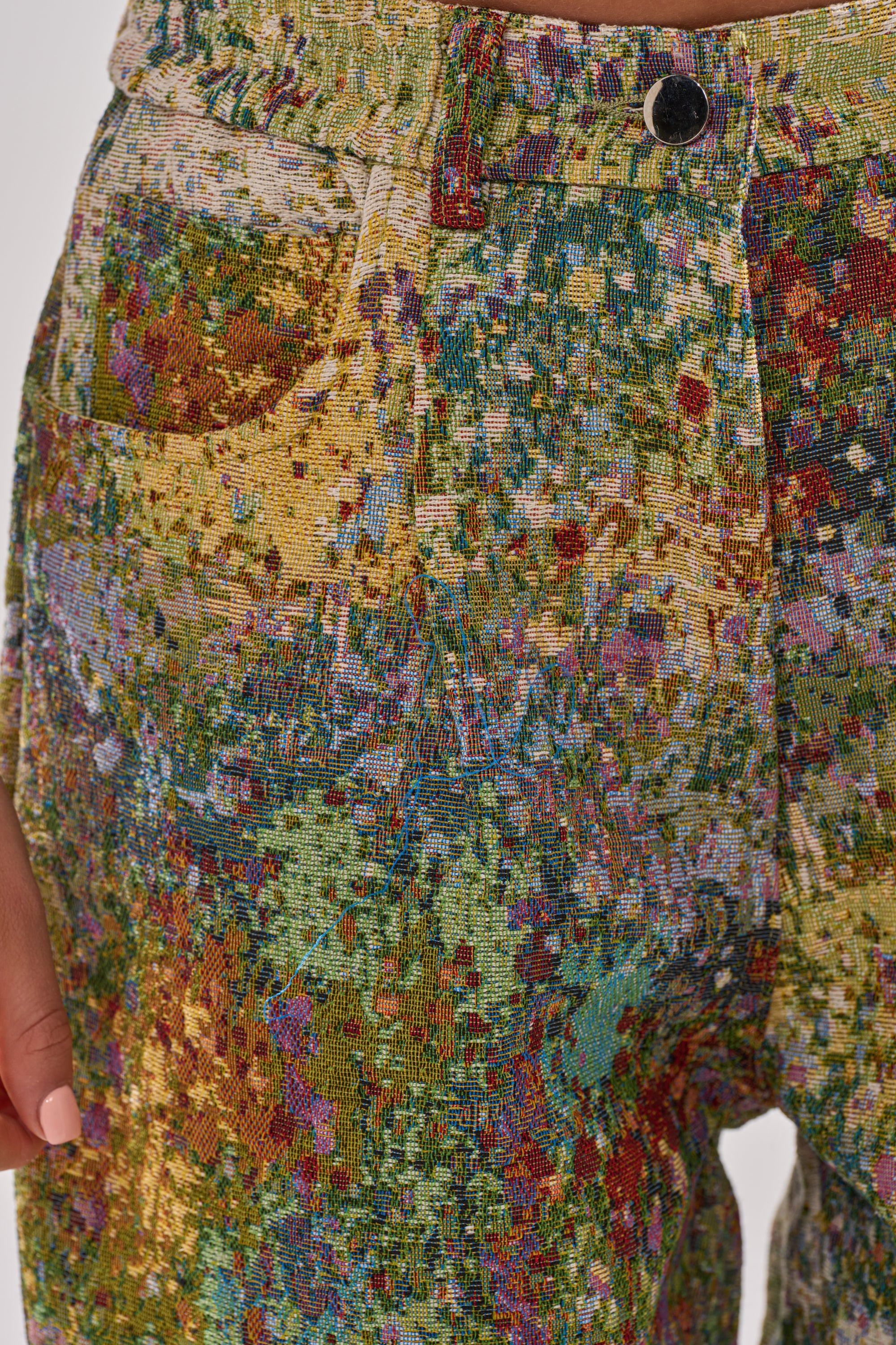 DEEP IN THE SEA BROCADE TROUSER - Image 9