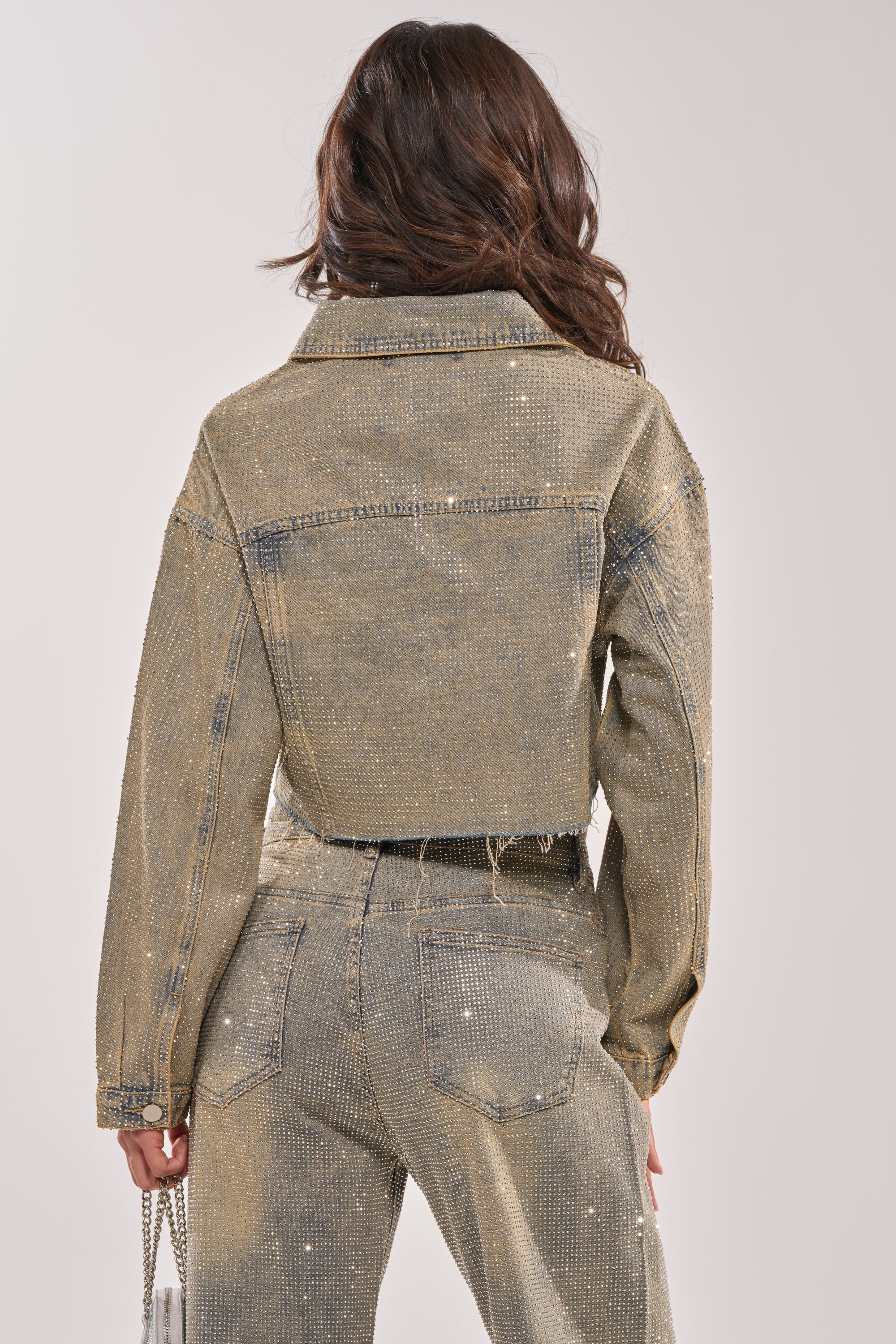 DEMI EMBELLISHED DENIM JACKET - Image 6