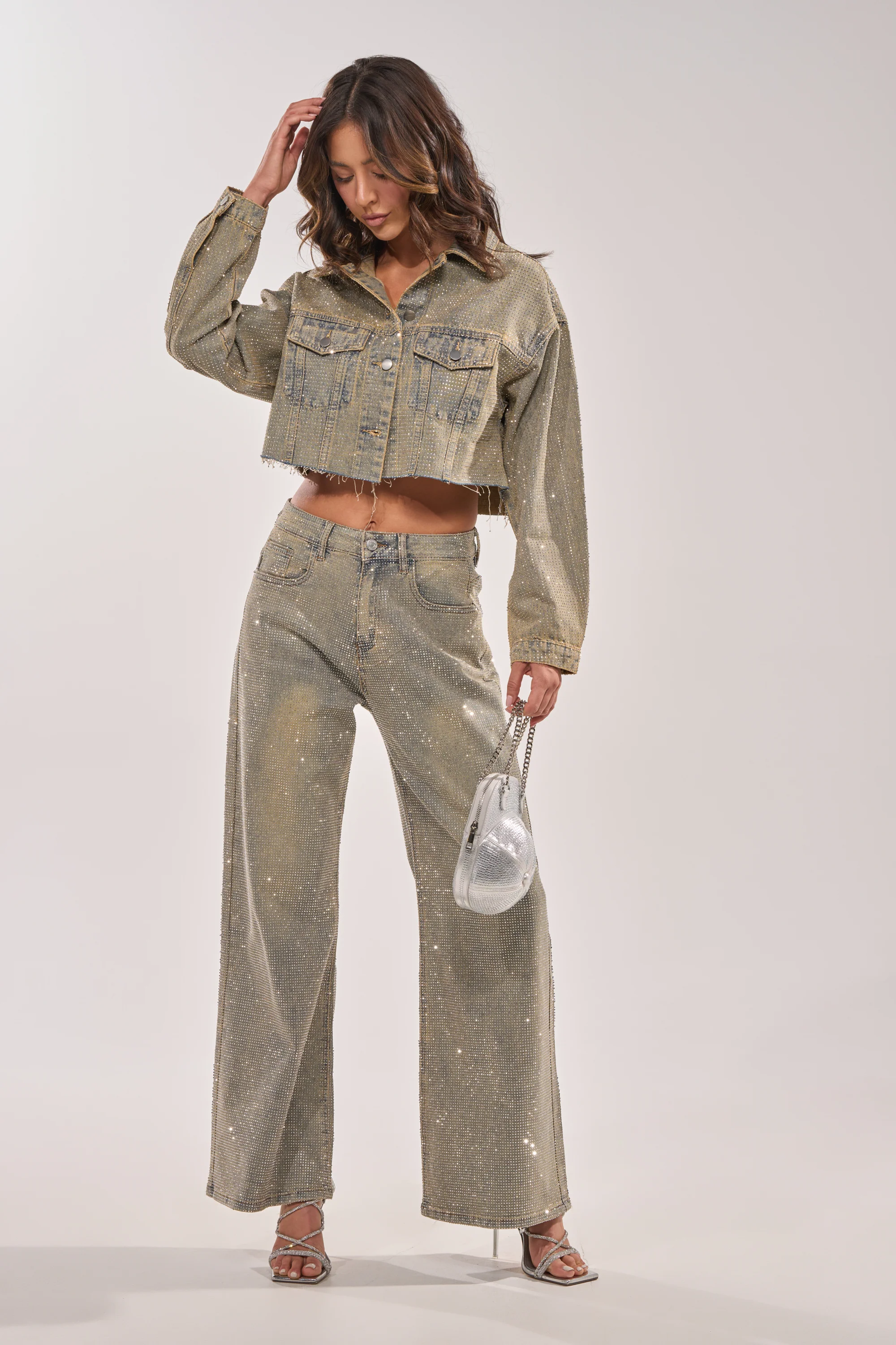 DEMI EMBELLISHED RELAXED DENIM - Image 9
