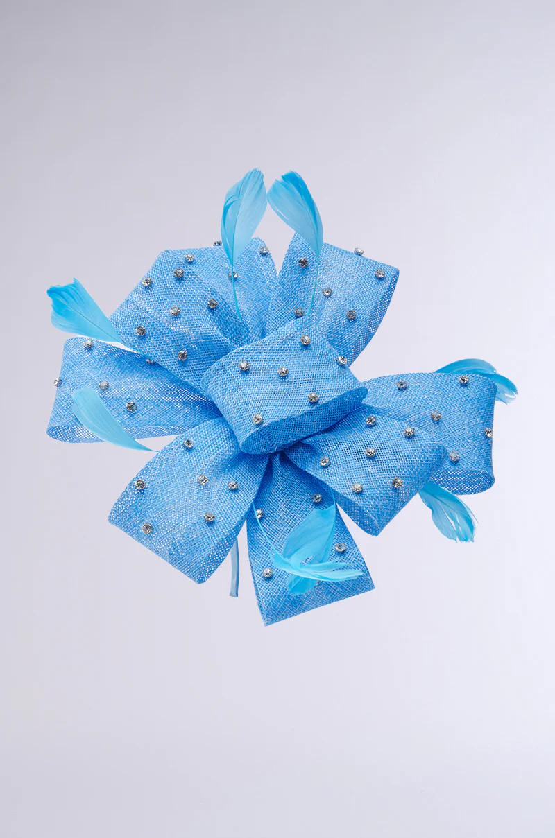DENIM AND DIAMONDS CLIP ON HEADBAND - Image 5