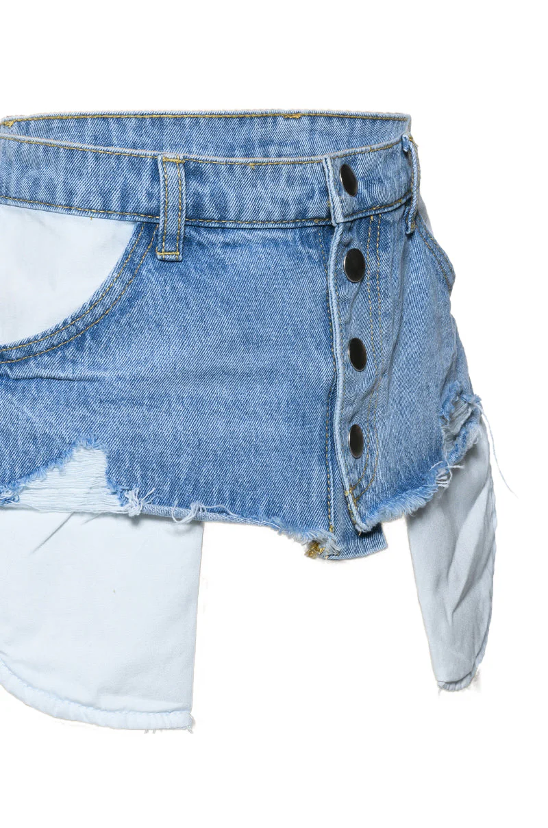 DENIM BABE BUTTON UP BELT - Image 4