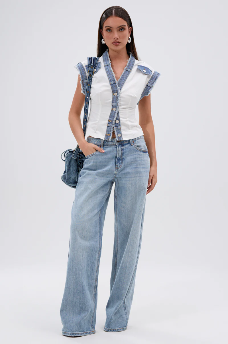 DENIM BABY BUTTON DOWN TOP - Image 6