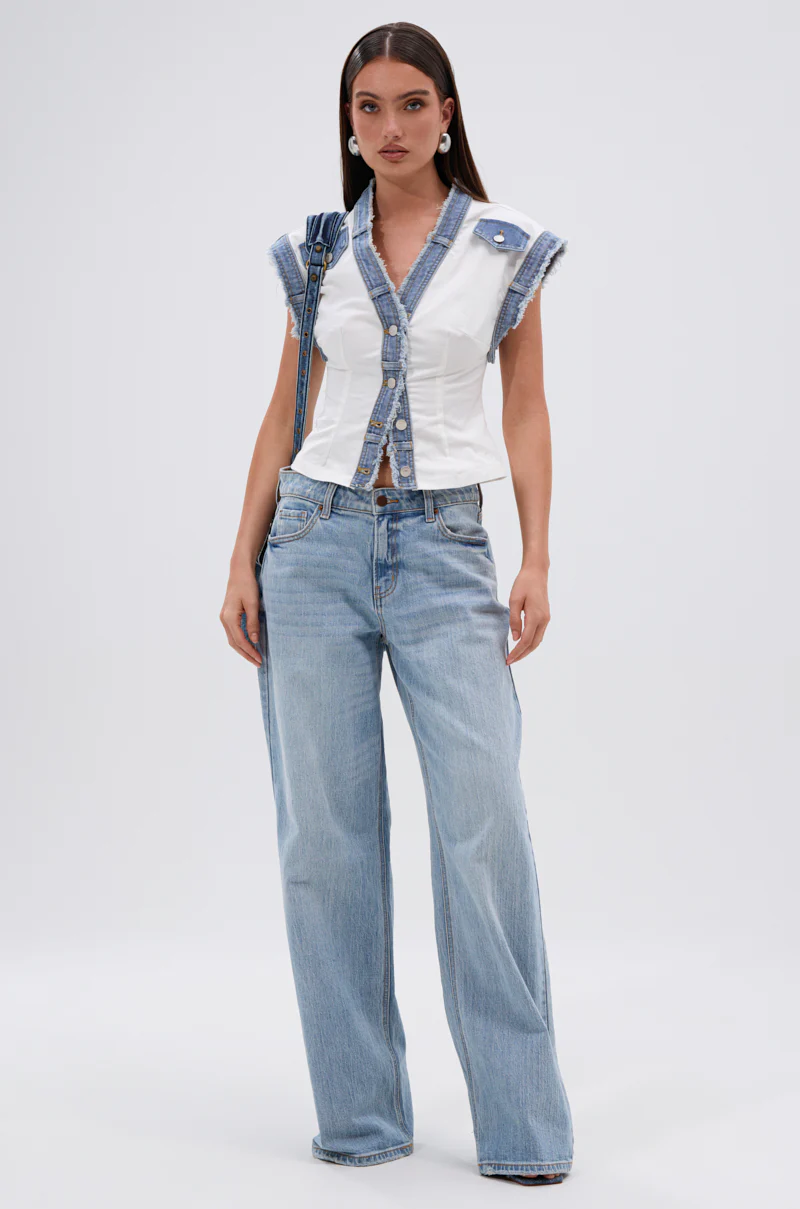 DENIM BABY BUTTON DOWN TOP - Image 7
