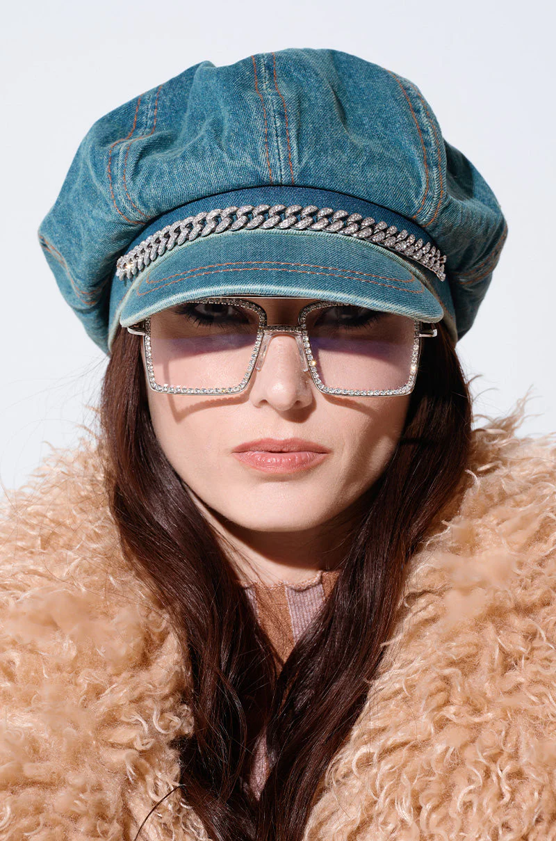 DENIM BLUES BRIM HAT - Image 2