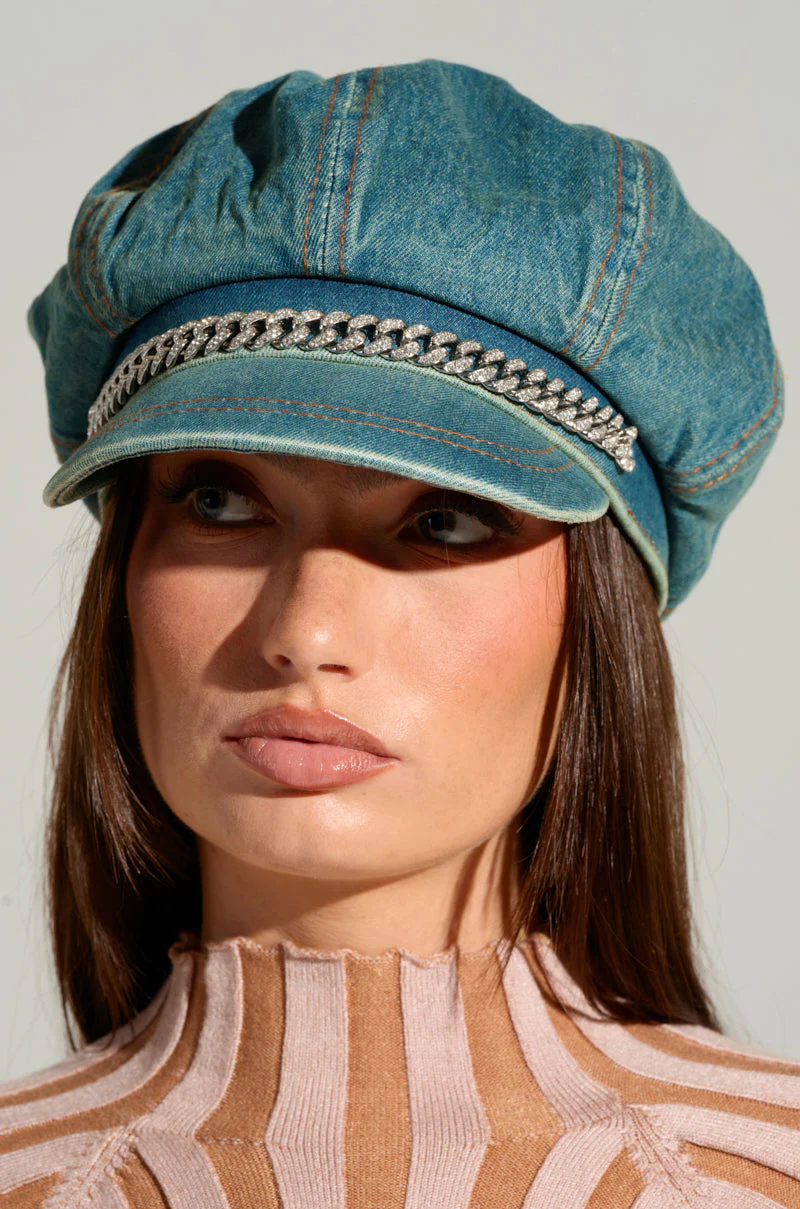 DENIM BLUES BRIM HAT - Image 3