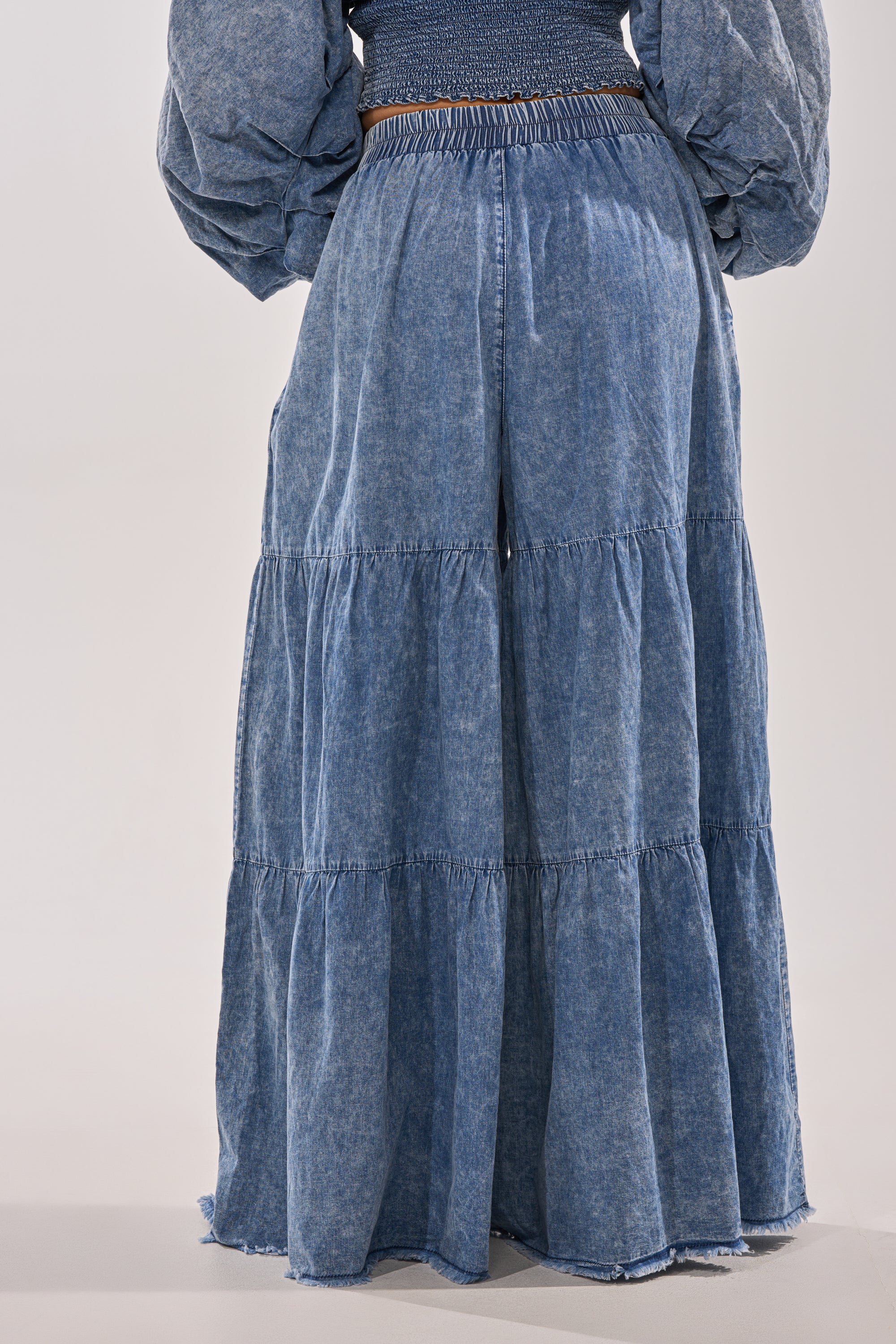 DENIM FOR DAYS PALAZZO PANT - Image 4