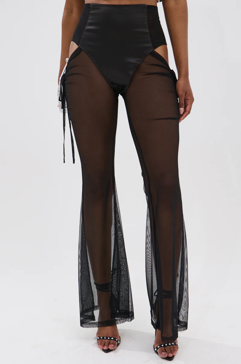 DERRIA MESH FLARE LEGGING - Image 2