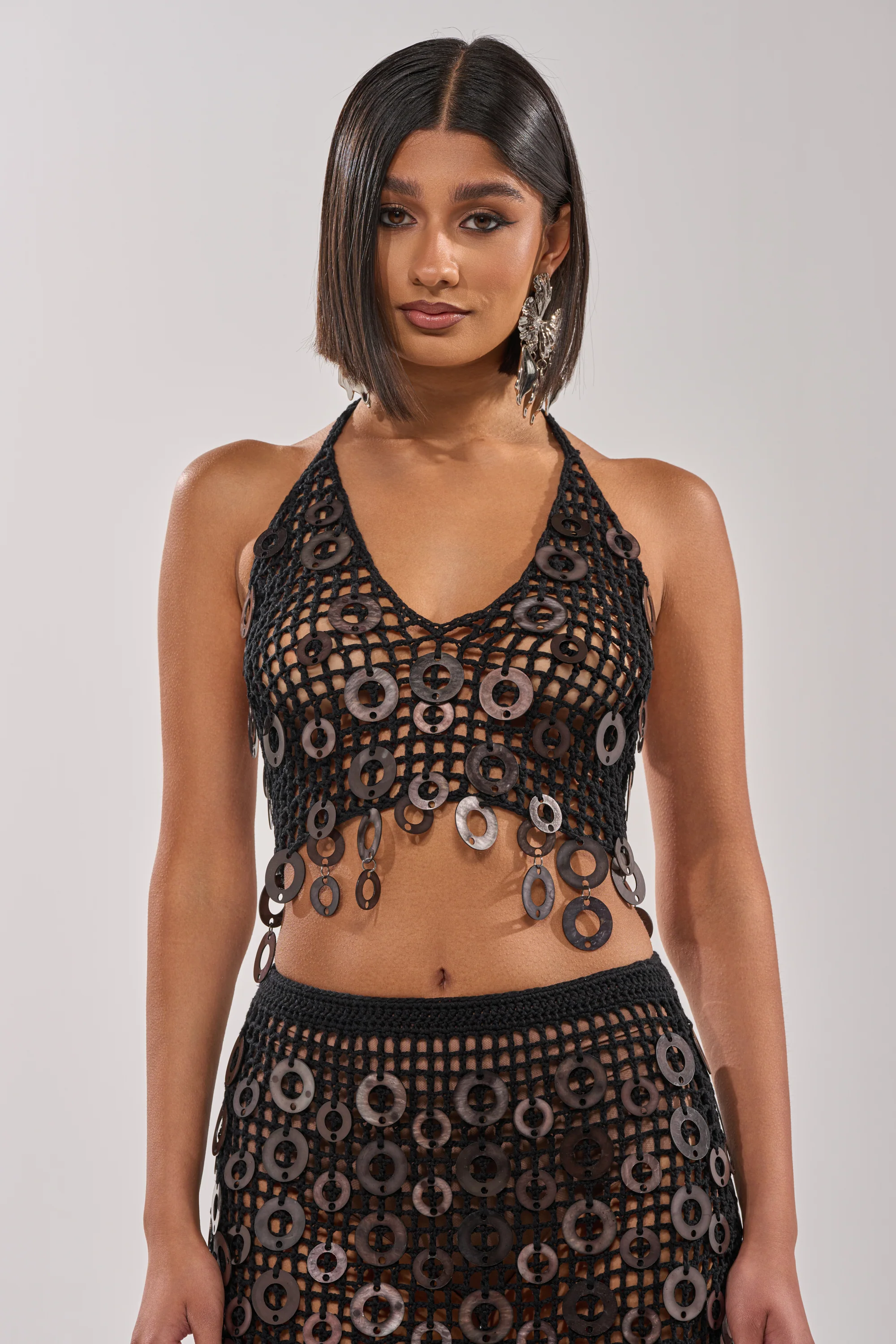 DESERT DANCER CROCHET HALTER TOP - Image 2