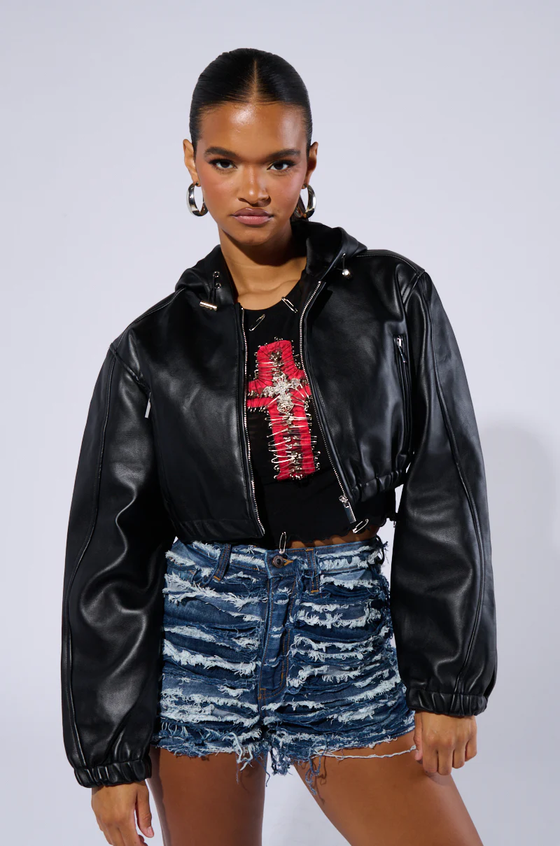DEX HOODED BOMBER - Image 3