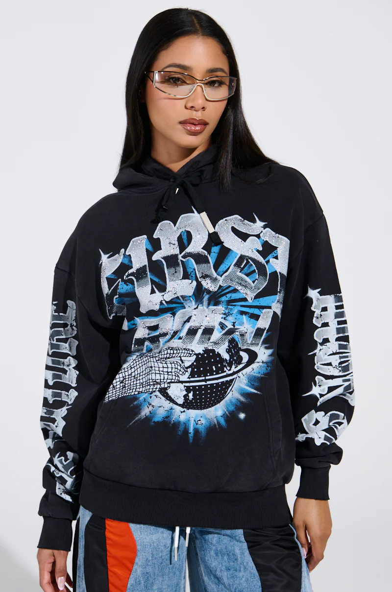 DIAMOND RUSH HOODED SWEATSHIRT - Image 2