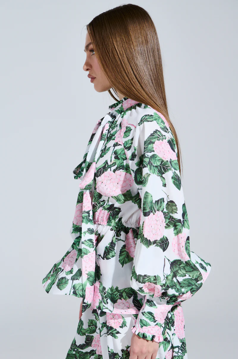 DIANE FLORAL PEPLUM BLOUSE - Image 3