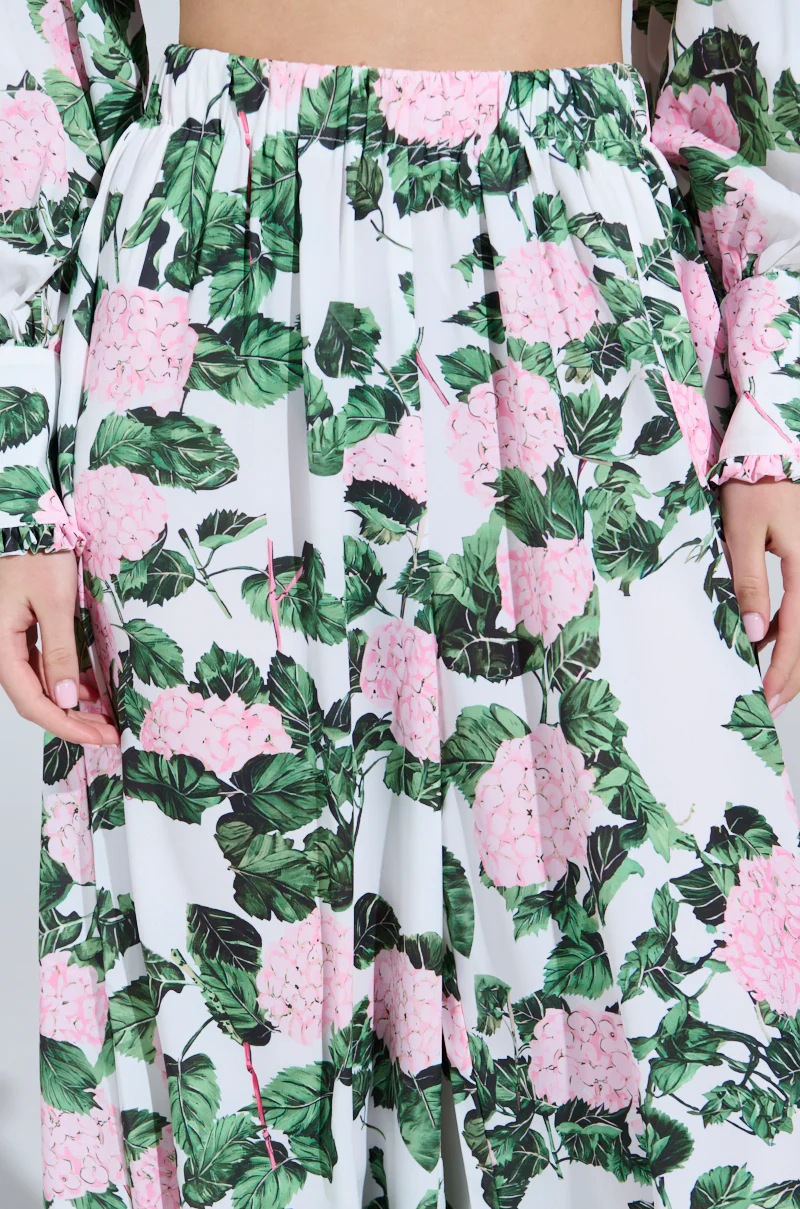 DIANE FLORAL WIDE LEG RUFFLE PANT - Image 6
