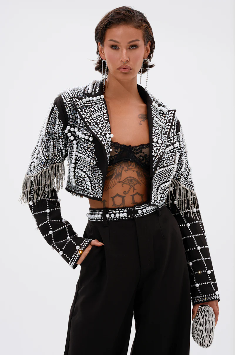 DIRTY MARTINI EMBELLISHED BLAZER - Image 2