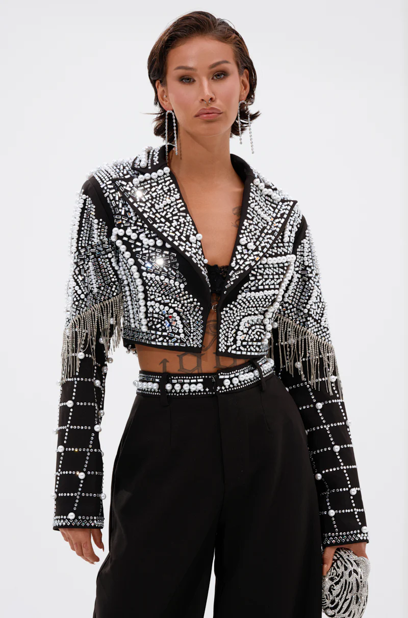 DIRTY MARTINI EMBELLISHED BLAZER - Image 3