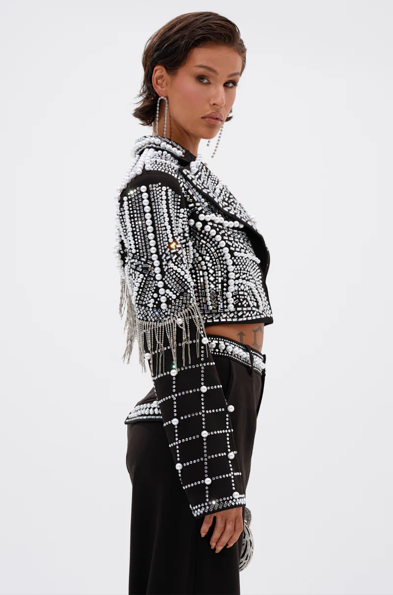 DIRTY MARTINI EMBELLISHED BLAZER - Image 4