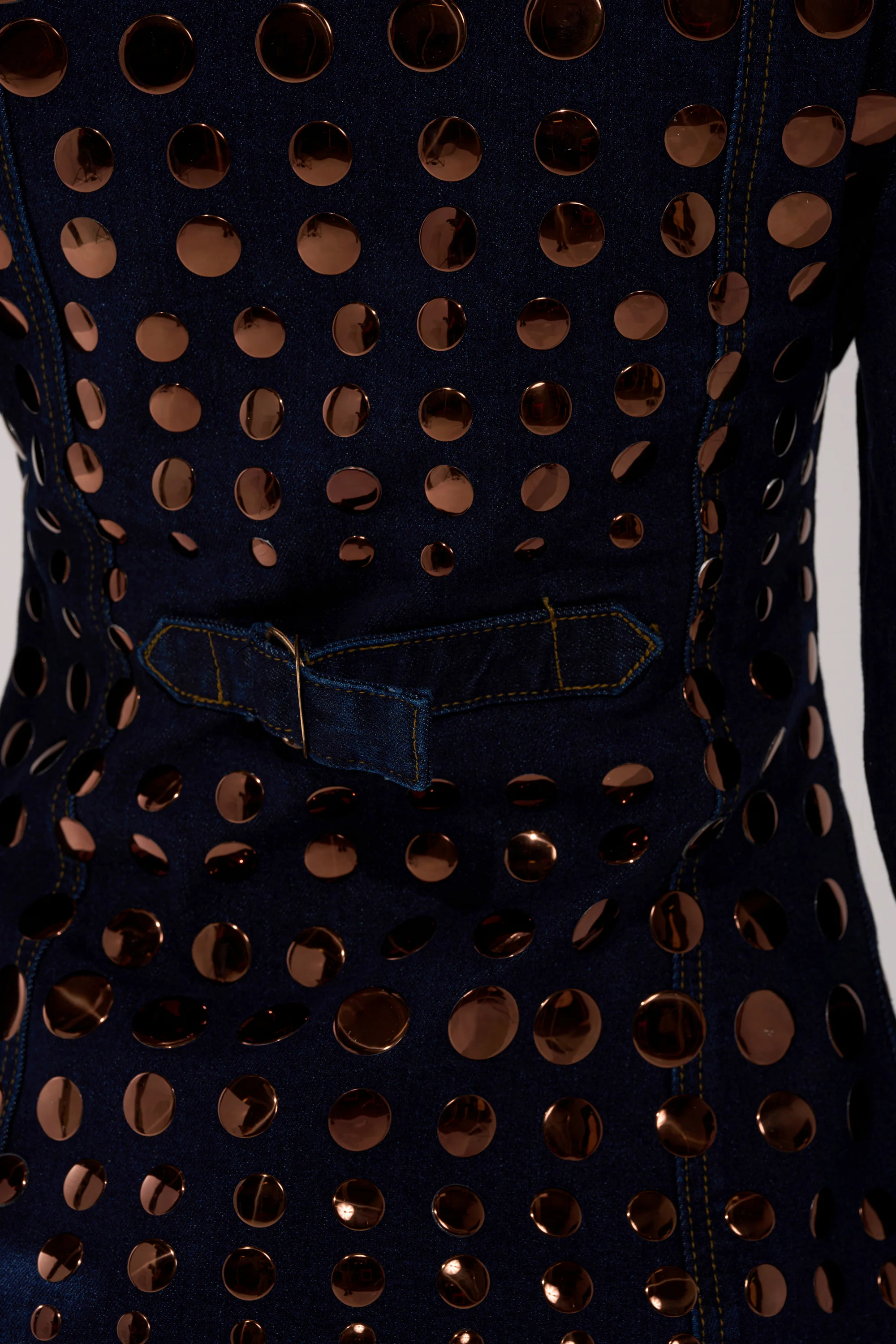 DISCO BABE DENIM BUTTON DOWN - Image 9