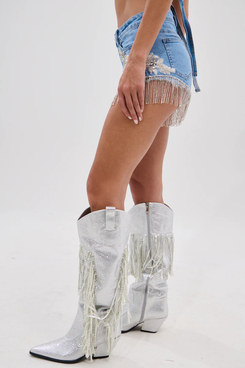 DIVALICIOUS DENIM SHORT - Image 5