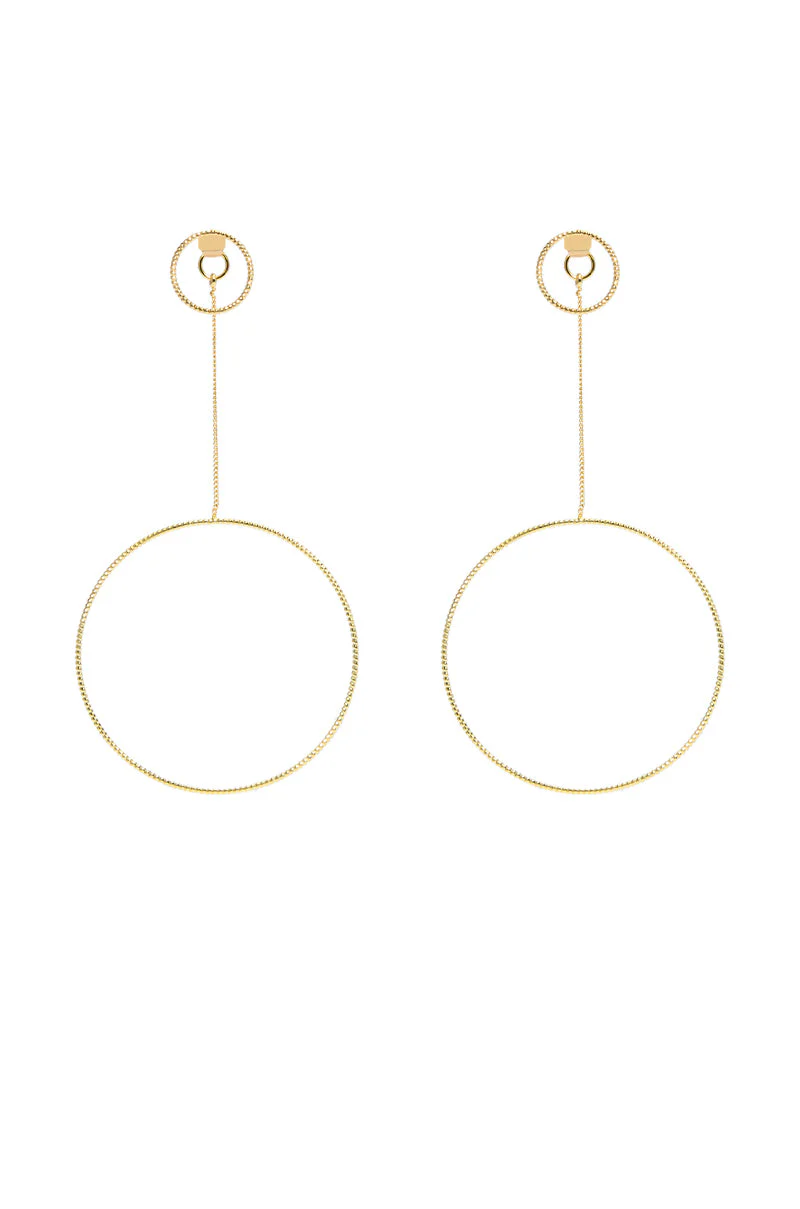 FULL CIRCLE MOMENT DANGLE EARRING - Image 3