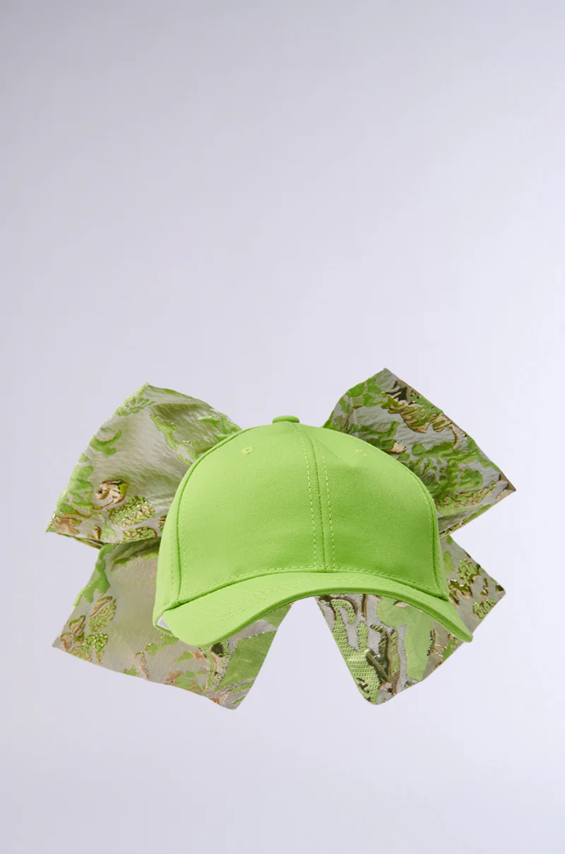 DIVINE DREAMS BROCADE BOW HAT - Image 5