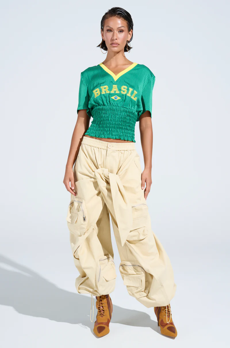 DO THE MOST TIE FRONT PANT - Image 3
