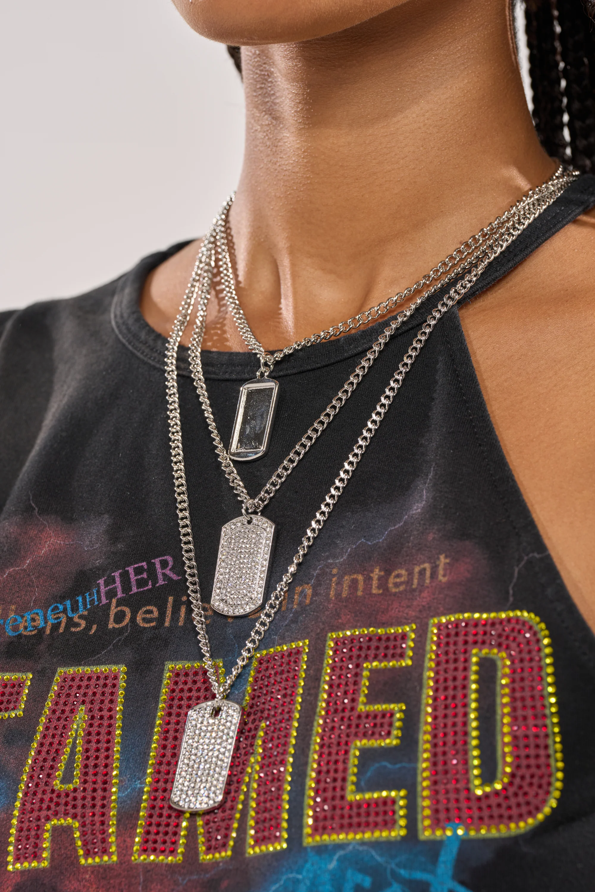 DOG TAG BUT MAKE IT CUTE NECKLACE - Image 2