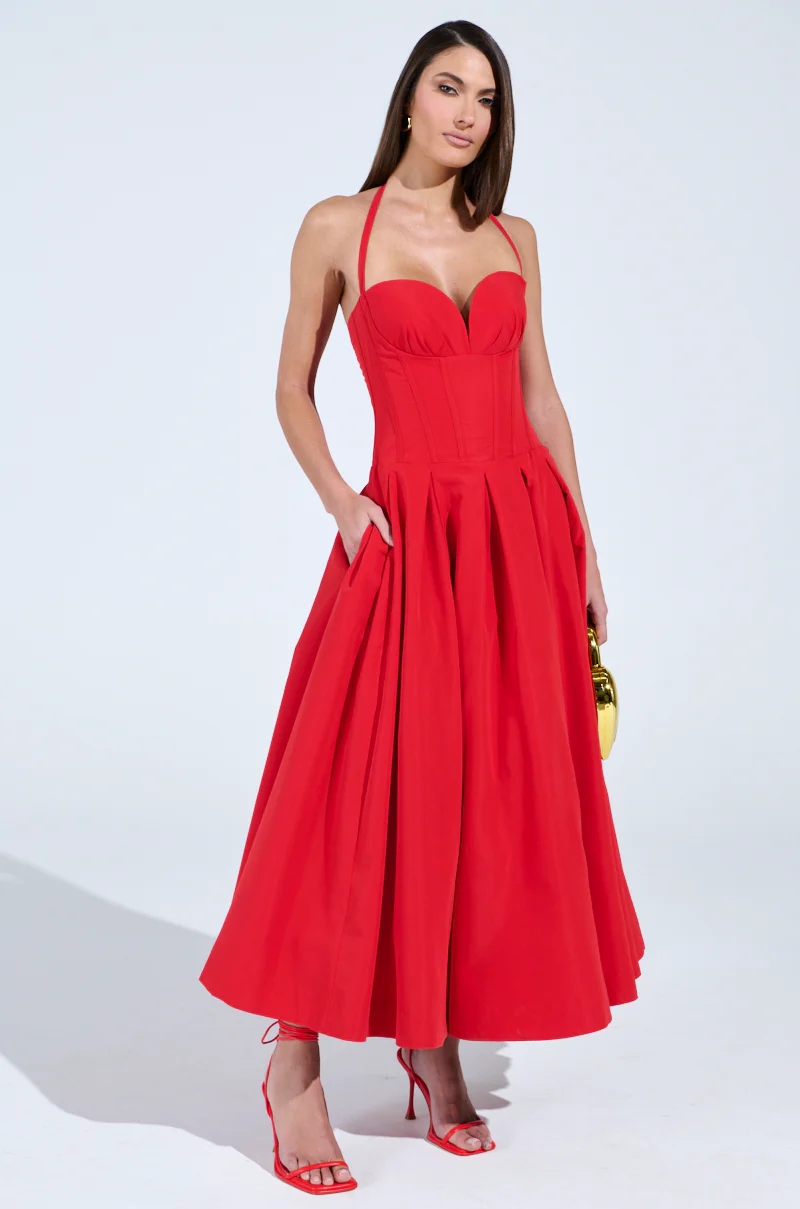 DOLCE DREAMING MIDI DRESS WITH CORSET - Image 2