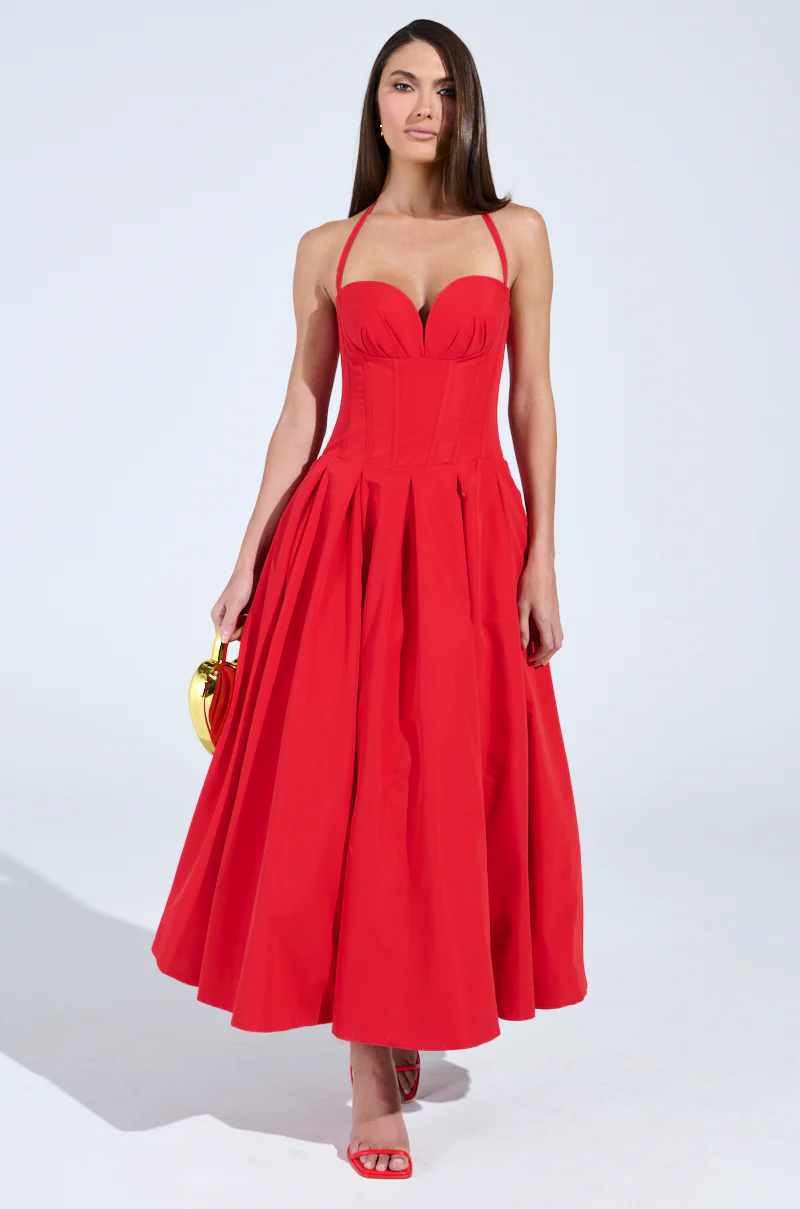 DOLCE DREAMING MIDI DRESS WITH CORSET - Image 3