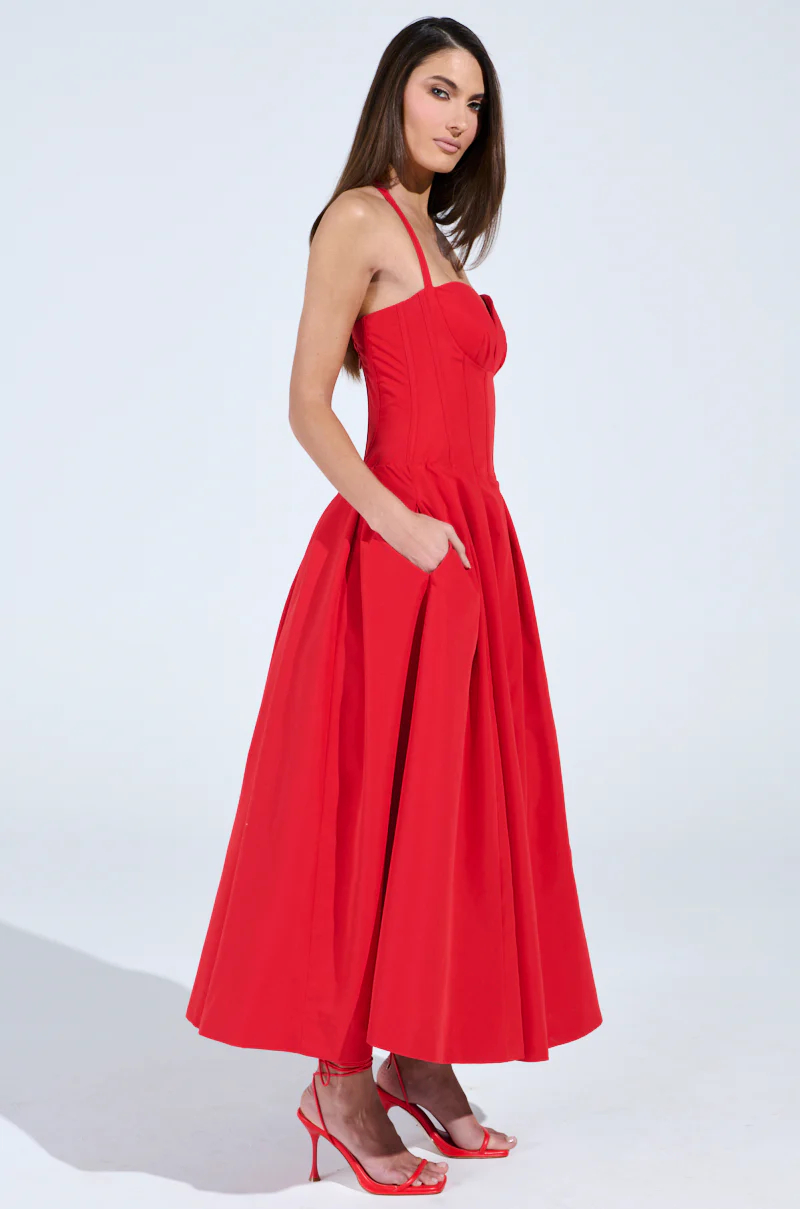 DOLCE DREAMING MIDI DRESS WITH CORSET - Image 4