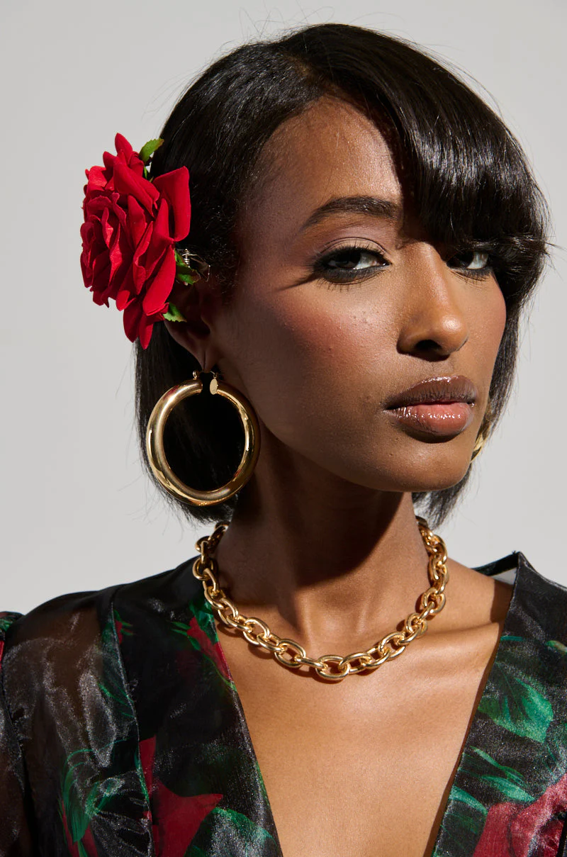 DOLCE VITA ROSE HAIR CLIP - Image 2