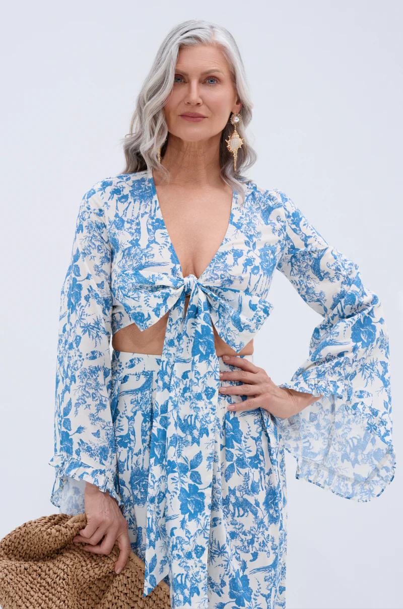 DOLLED UP TIE FRONT TOP - Image 3