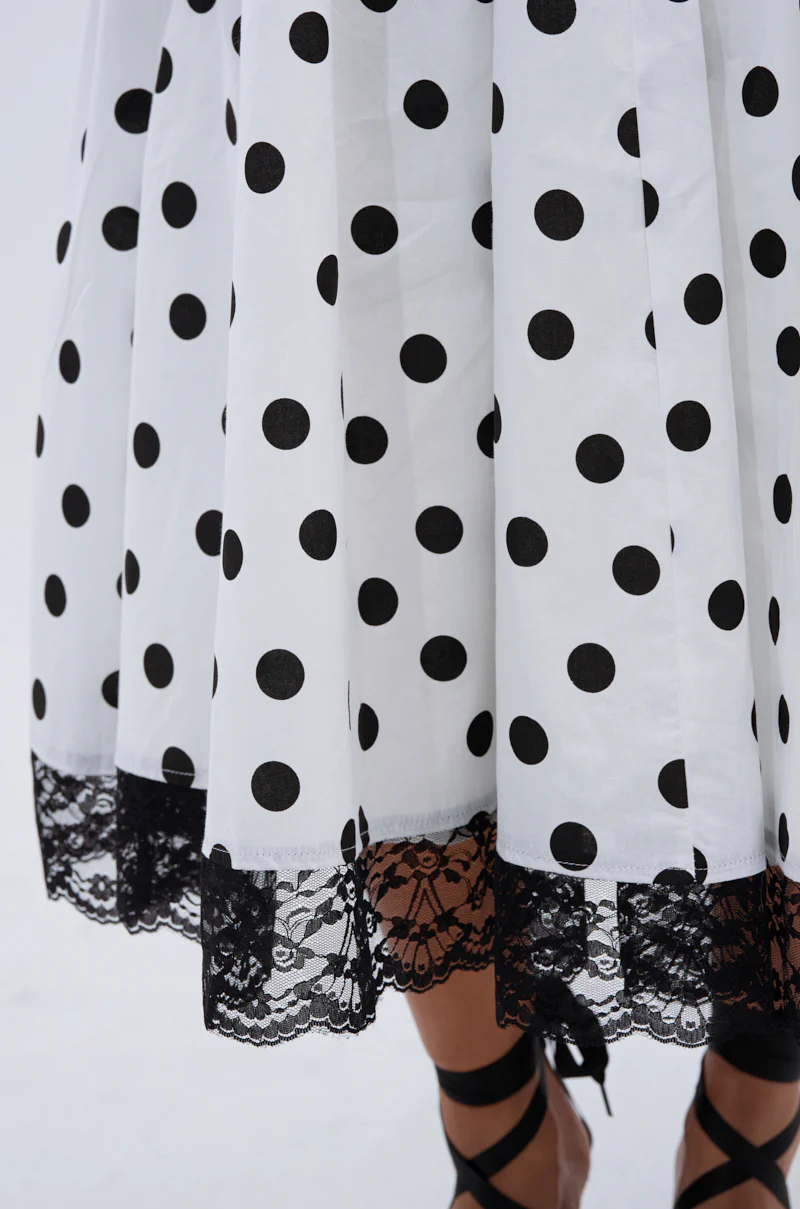 DOLLY POLKA DOT MIDI DRESS - Image 6