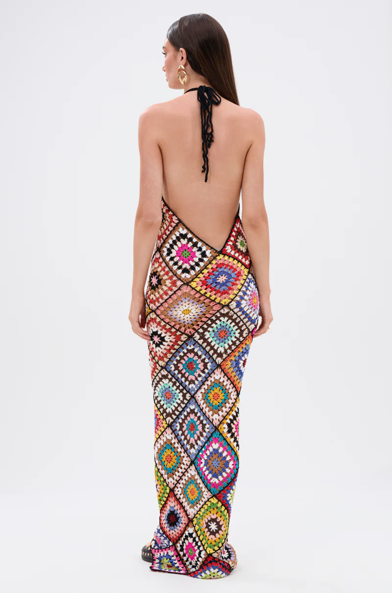 DONT LET ME GO CROCHET MAXI DRESS - Image 6