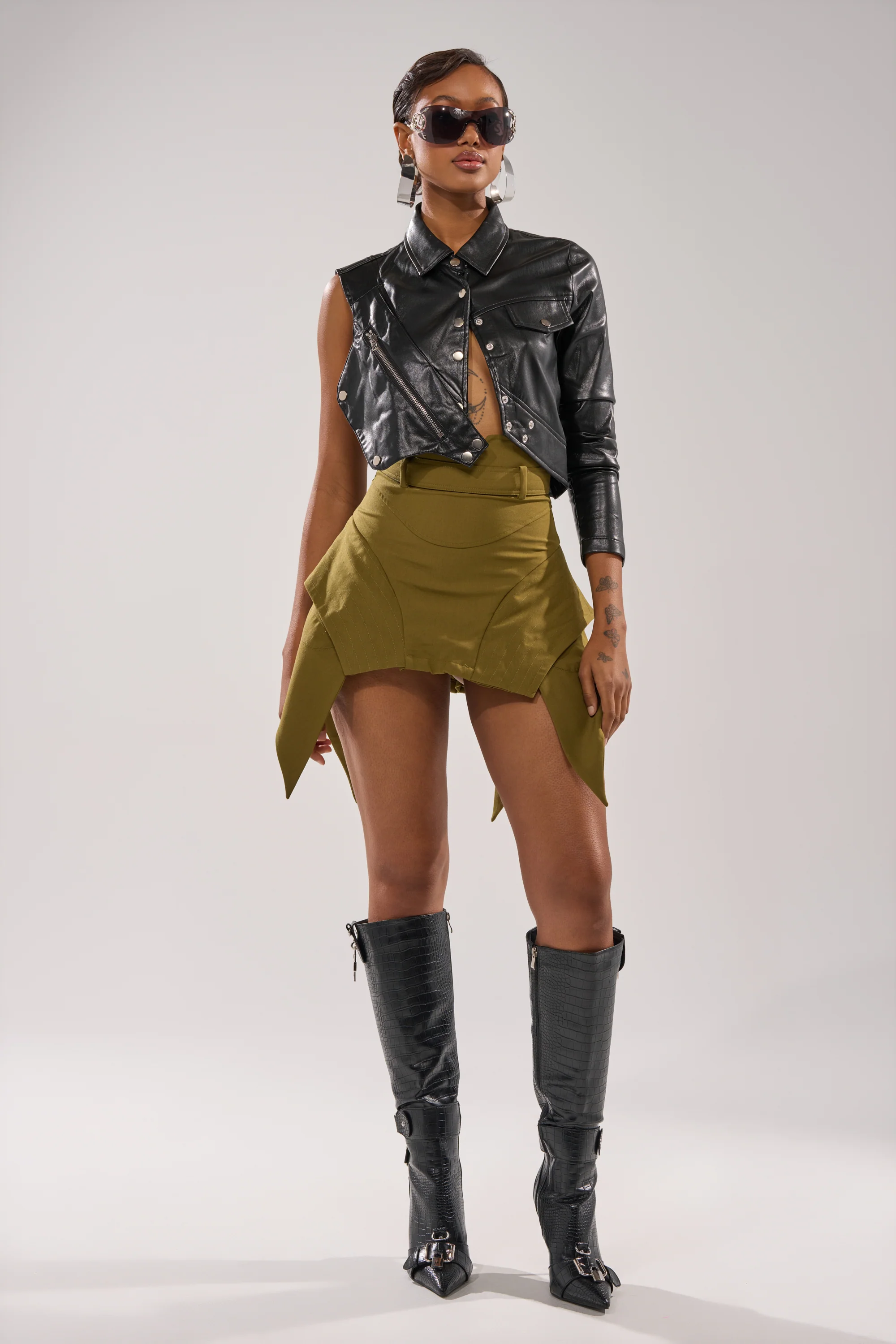 DONT LOOK BACK MINI SKIRT - Image 8