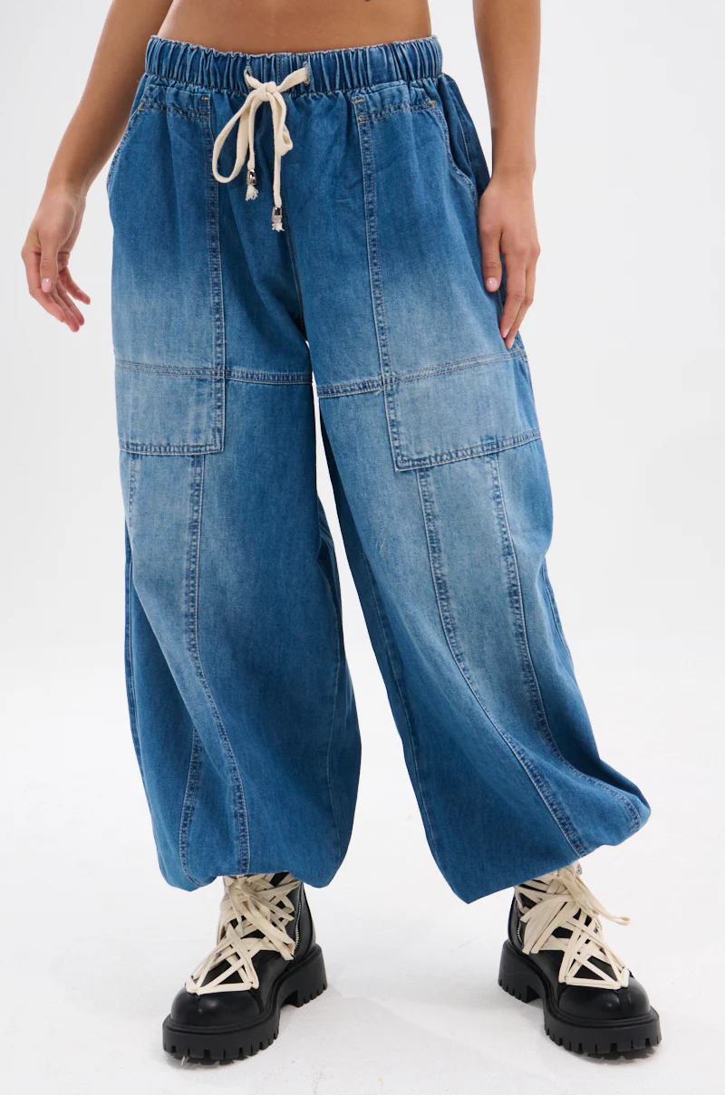 DONT MESS WITH ME DENIM JOGGER - Image 2