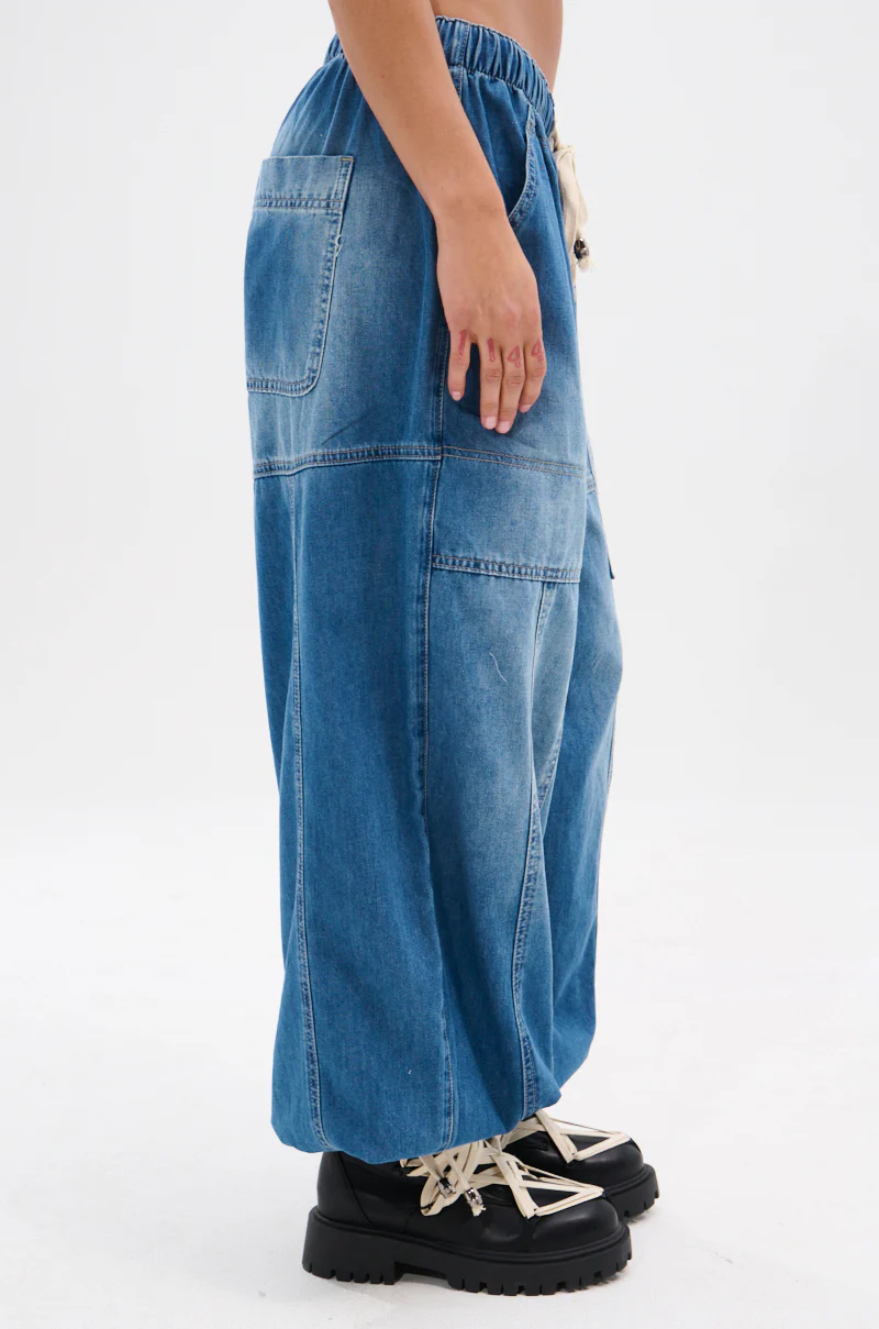 DONT MESS WITH ME DENIM JOGGER - Image 3