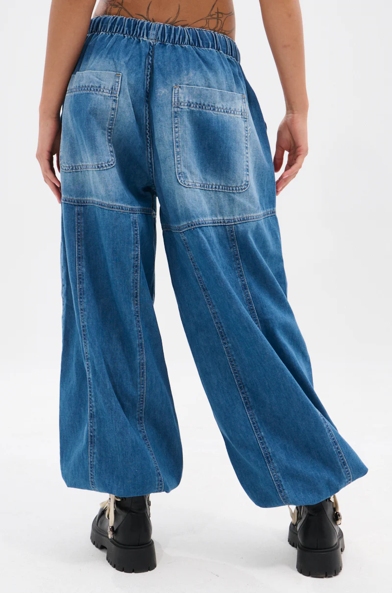 DONT MESS WITH ME DENIM JOGGER - Image 4