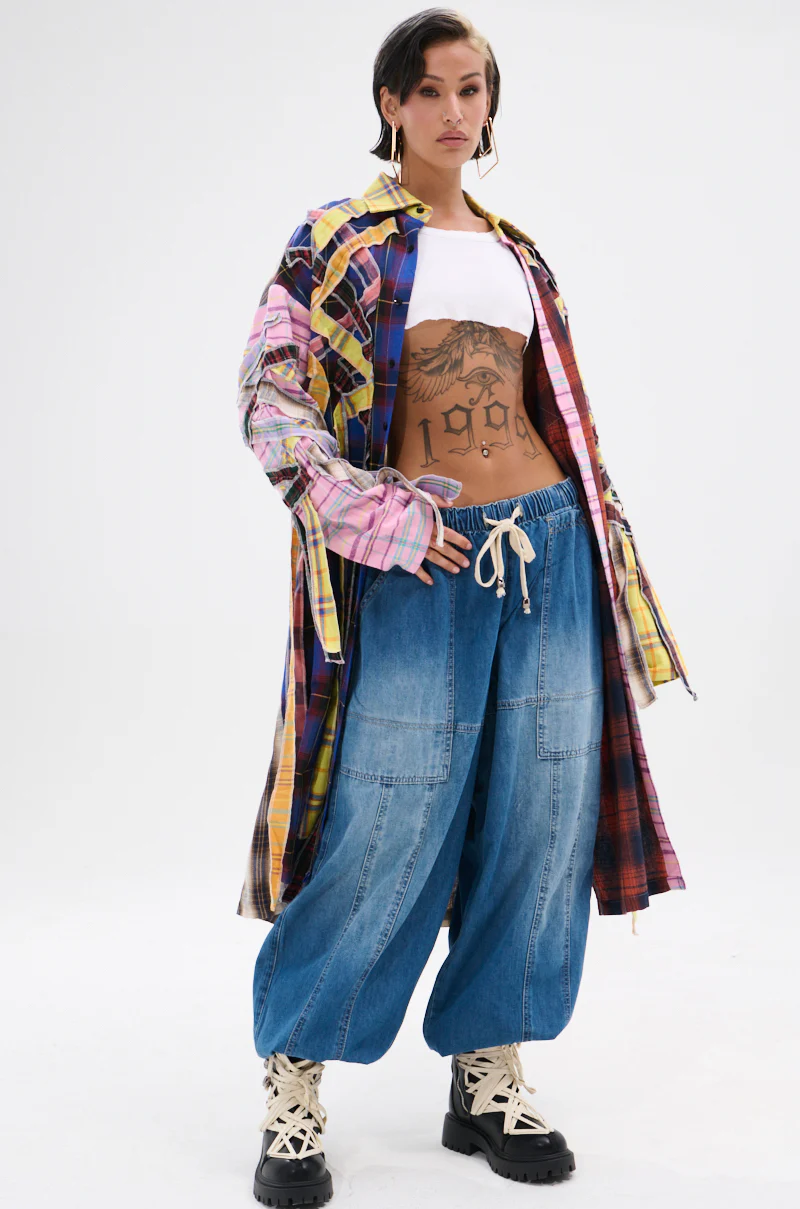 DONT MESS WITH ME DENIM JOGGER - Image 6