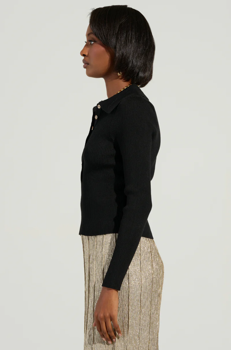 DONT MIND ME SWEATER IN BLACK - Image 4
