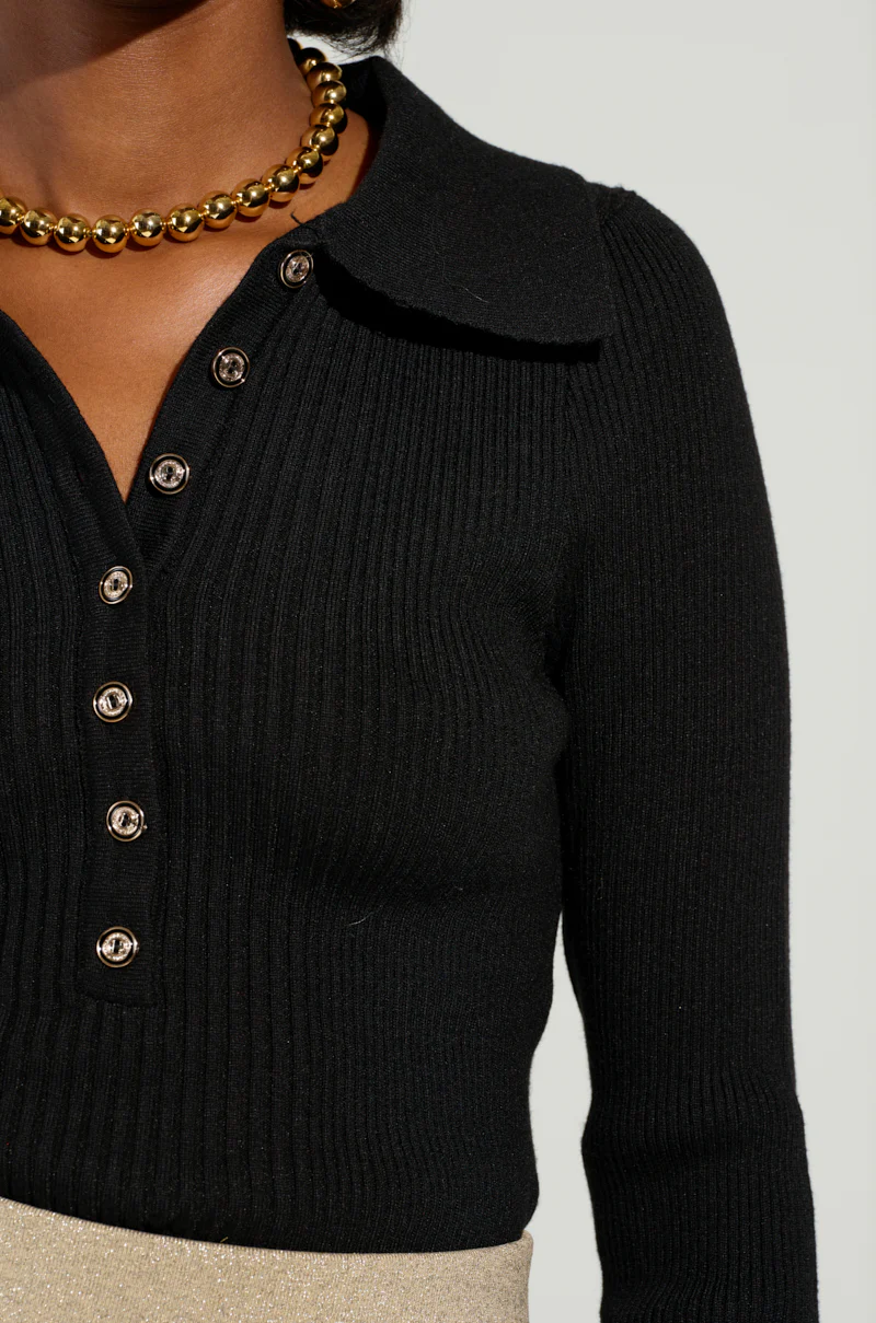 DONT MIND ME SWEATER IN BLACK - Image 9