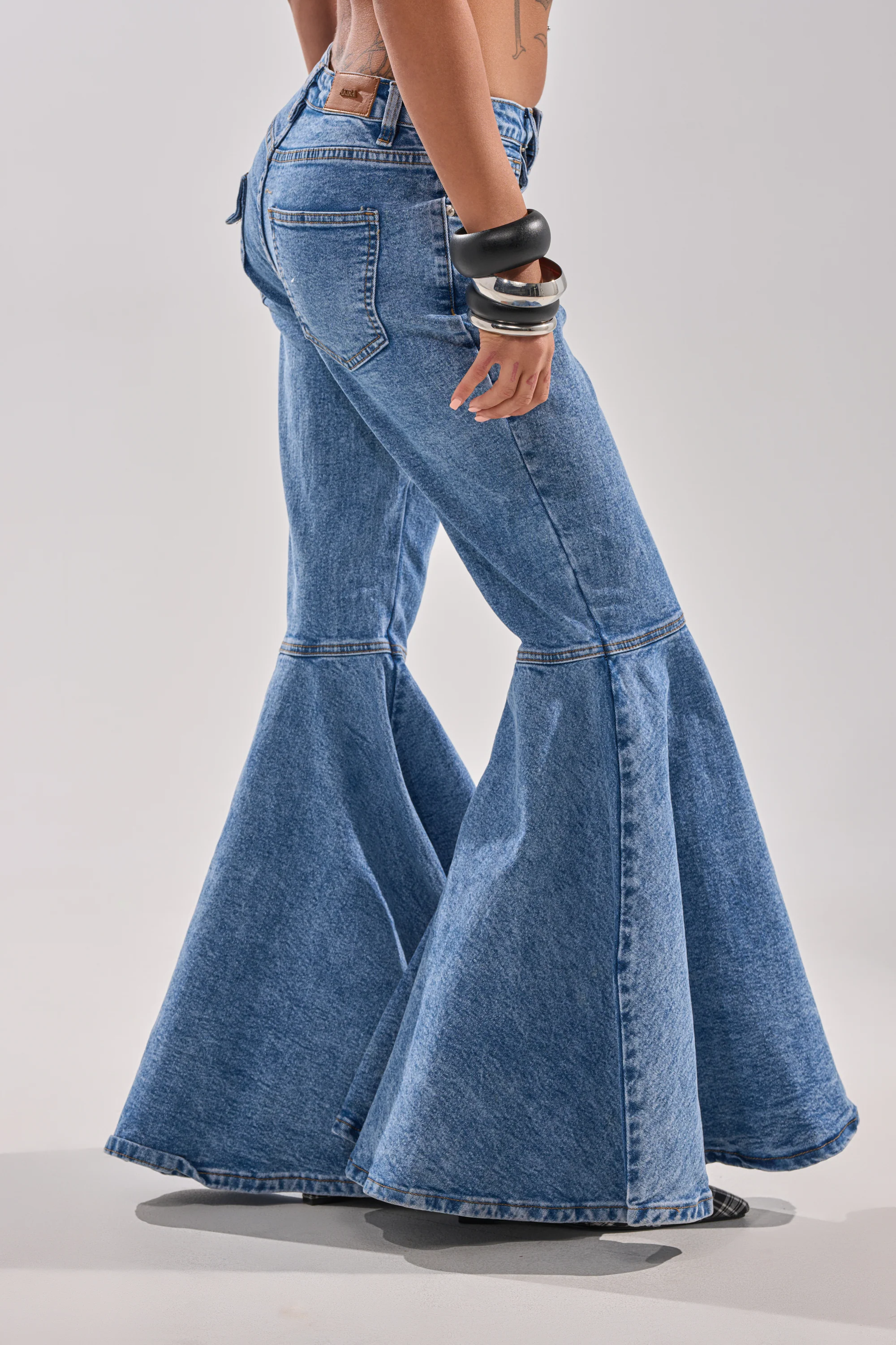 DONT PLAY WITH MY HEART BELL BOTTOM DENIM - Image 6